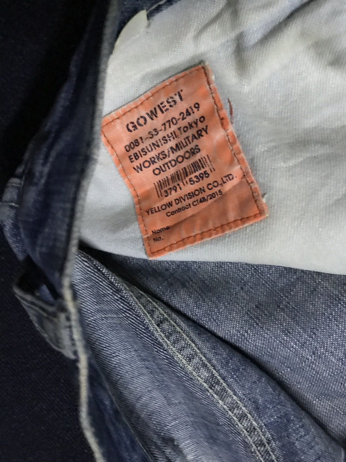 Japanese Brand GOWEST TOKYO WORK/MILITARY DISTRESSED DENIM Size US 30 / EU 46 - 11 Thumbnail