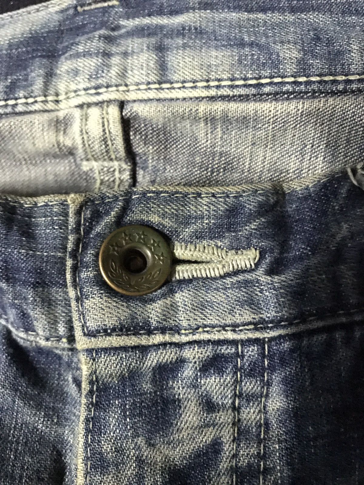 Japanese Brand GOWEST TOKYO WORK/MILITARY DISTRESSED DENIM Size US 30 / EU 46 - 7 Thumbnail
