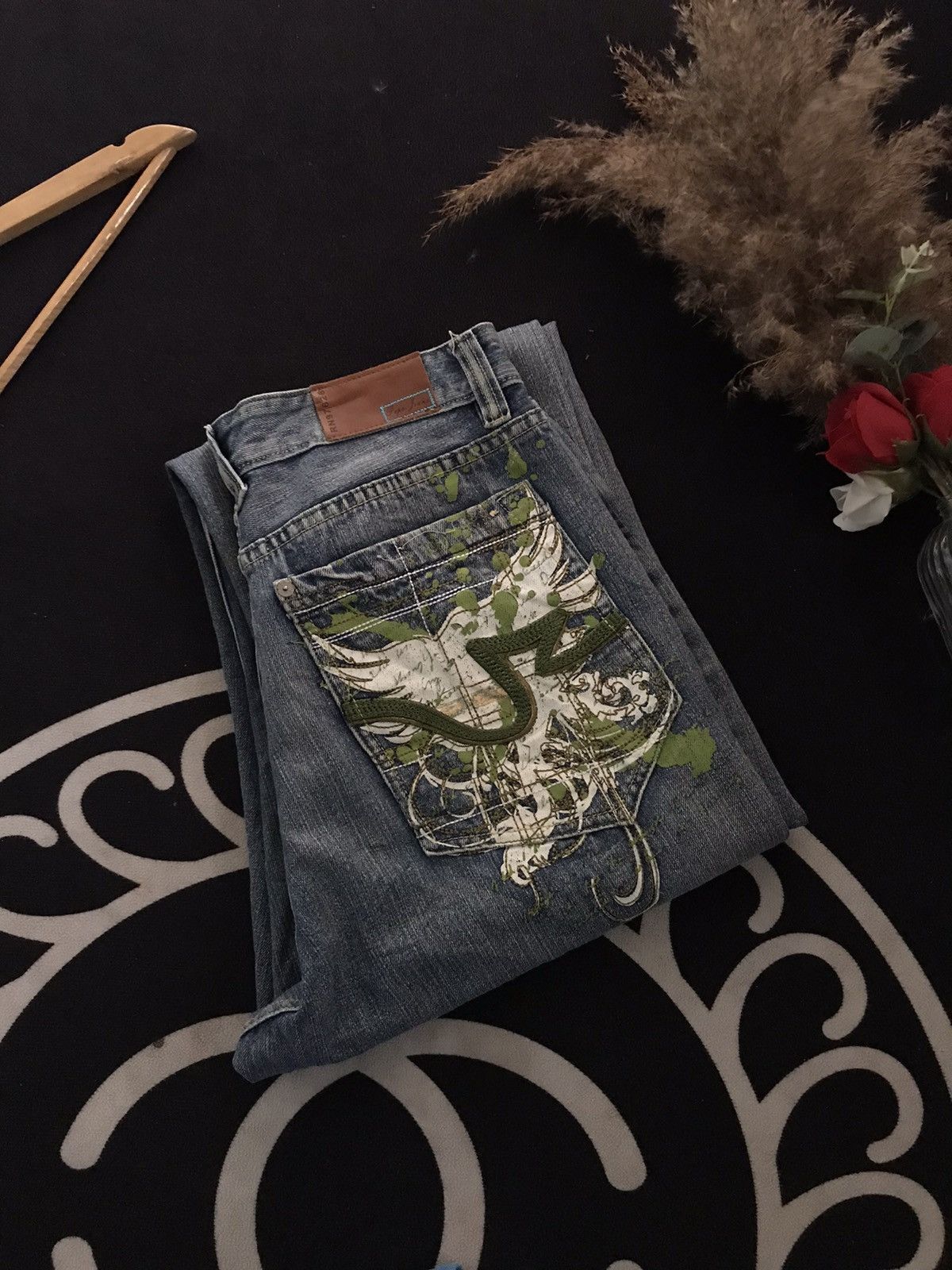 Designer × Pepe Jeans × Vintage VINTAGE BAGGY PEPE JEANS LONDON BLUE WASH DISTRESSED DENIM Size US 34 / EU 50 - 21 Thumbnail