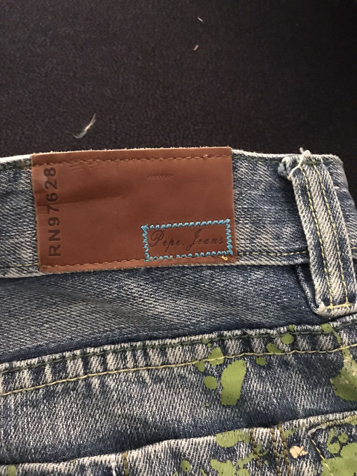 Designer × Pepe Jeans × Vintage VINTAGE BAGGY PEPE JEANS LONDON BLUE WASH DISTRESSED DENIM Size US 34 / EU 50 - 8 Thumbnail