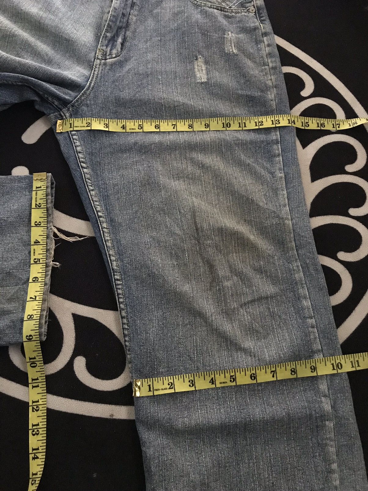 Designer × Pepe Jeans × Vintage VINTAGE BAGGY PEPE JEANS LONDON BLUE WASH DISTRESSED DENIM Size US 34 / EU 50 - 19 Thumbnail