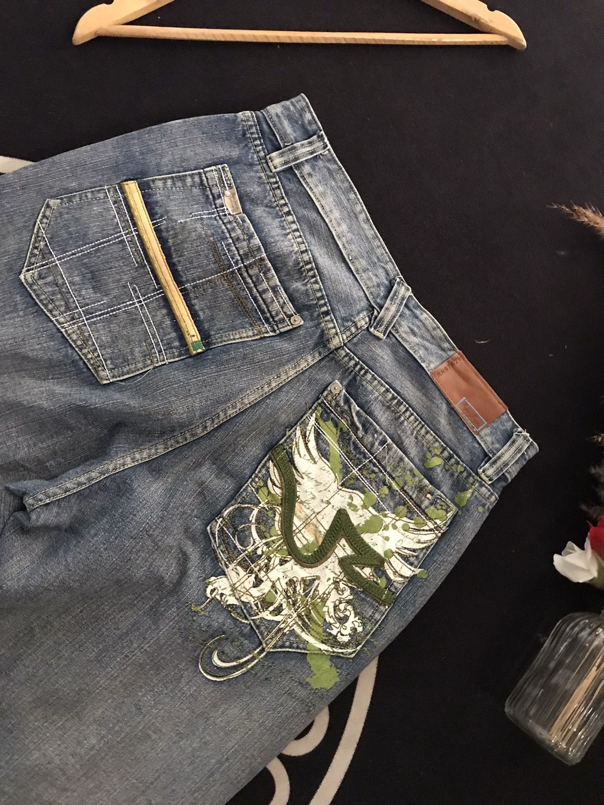 Designer × Pepe Jeans × Vintage VINTAGE BAGGY PEPE JEANS LONDON BLUE WASH DISTRESSED DENIM Size US 34 / EU 50 - 6 Thumbnail