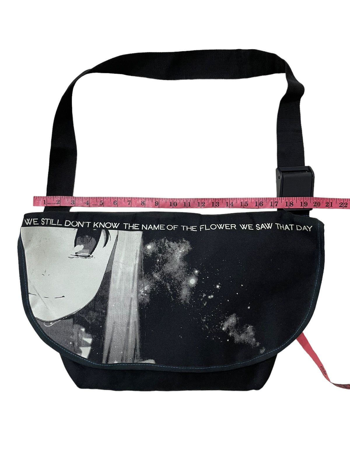 20471120 ANOHANA PROJECT ANIME MESSENGER BAG FLOWER WE SEE THAT DAY Size ONE SIZE - 4 Thumbnail