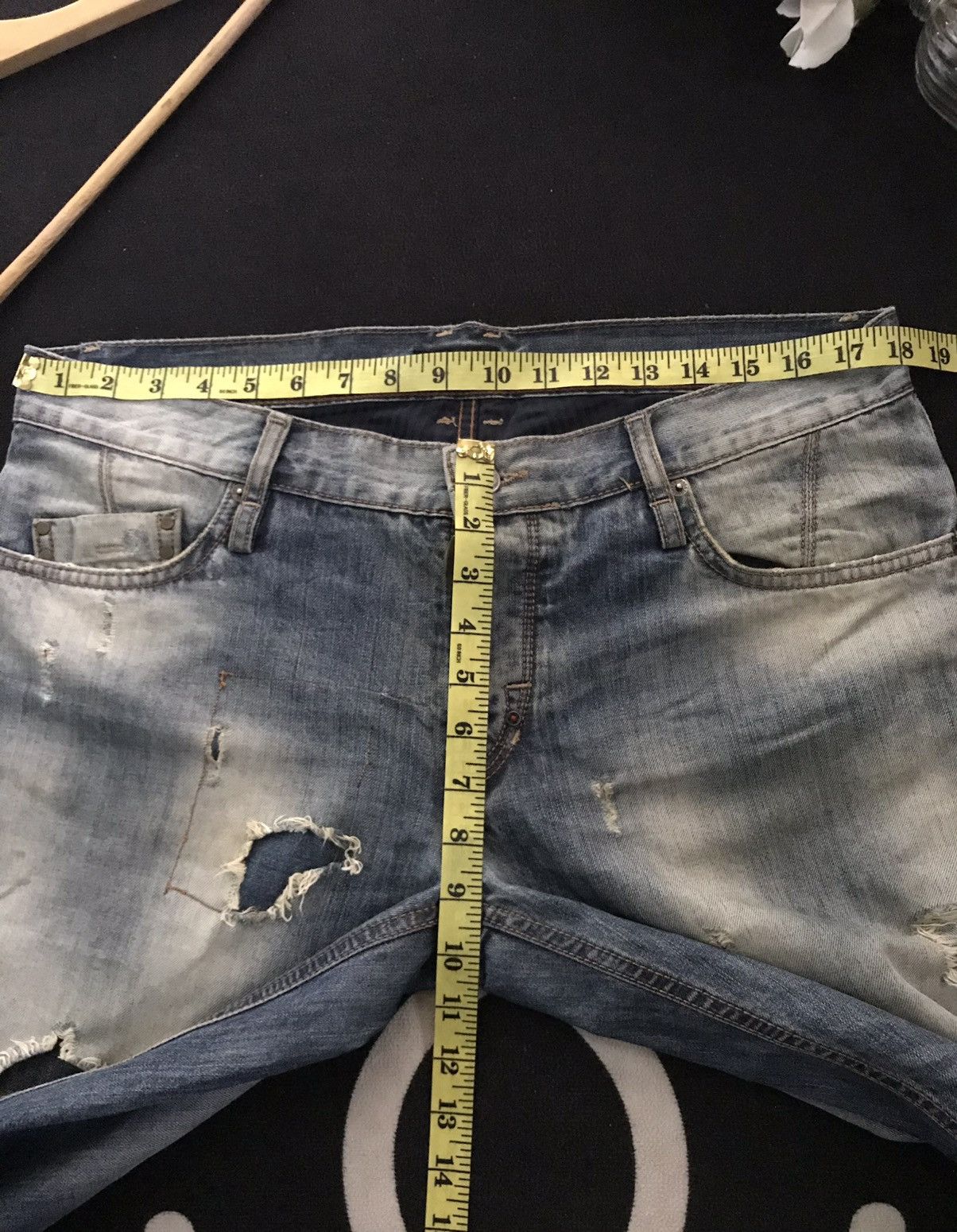 Antony Morato × Designer ANTONY MORATO DISTRESSED PATCH WORK DENIM Size US 35 - 18 Thumbnail