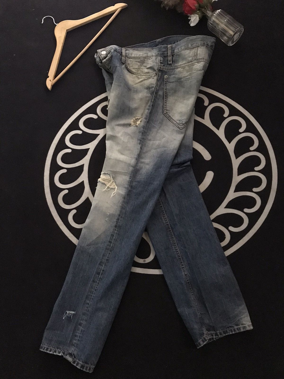 Antony Morato × Designer ANTONY MORATO DISTRESSED PATCH WORK DENIM Size US 35 - 16 Thumbnail