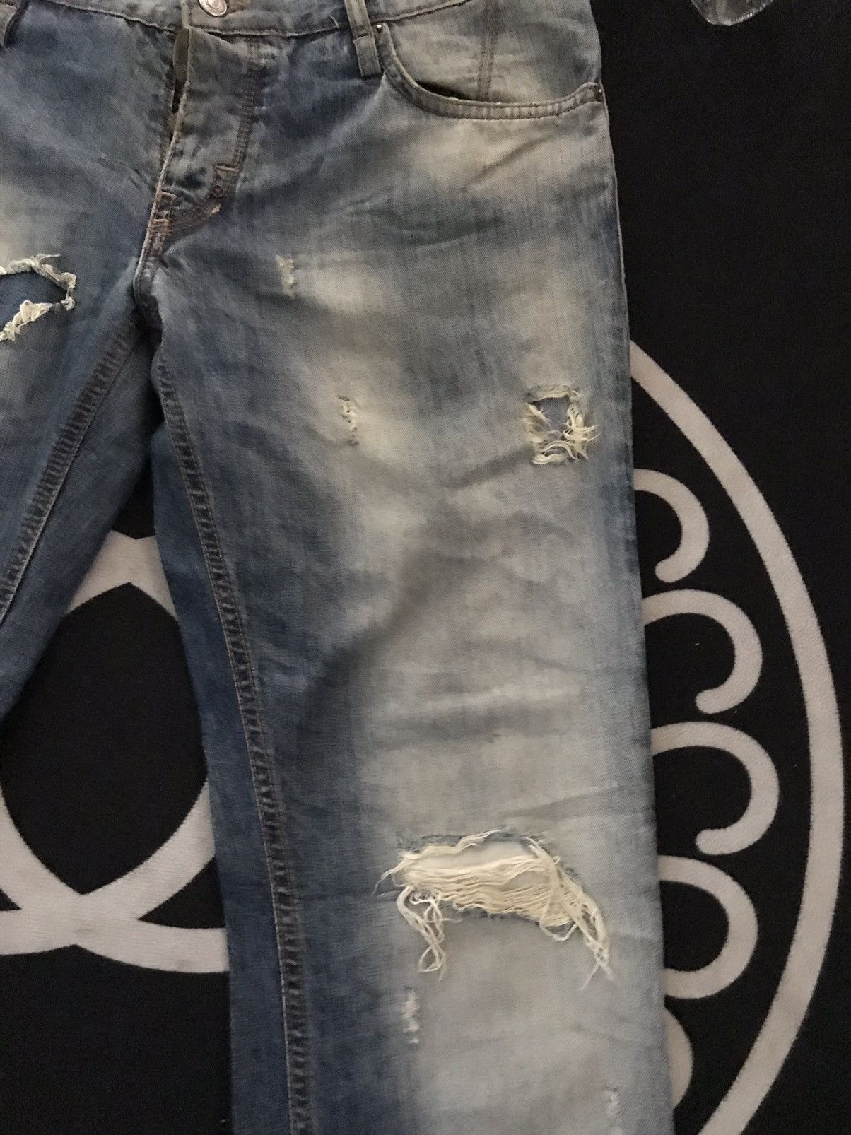 Antony Morato × Designer ANTONY MORATO DISTRESSED PATCH WORK DENIM Size US 35 - 3 Thumbnail