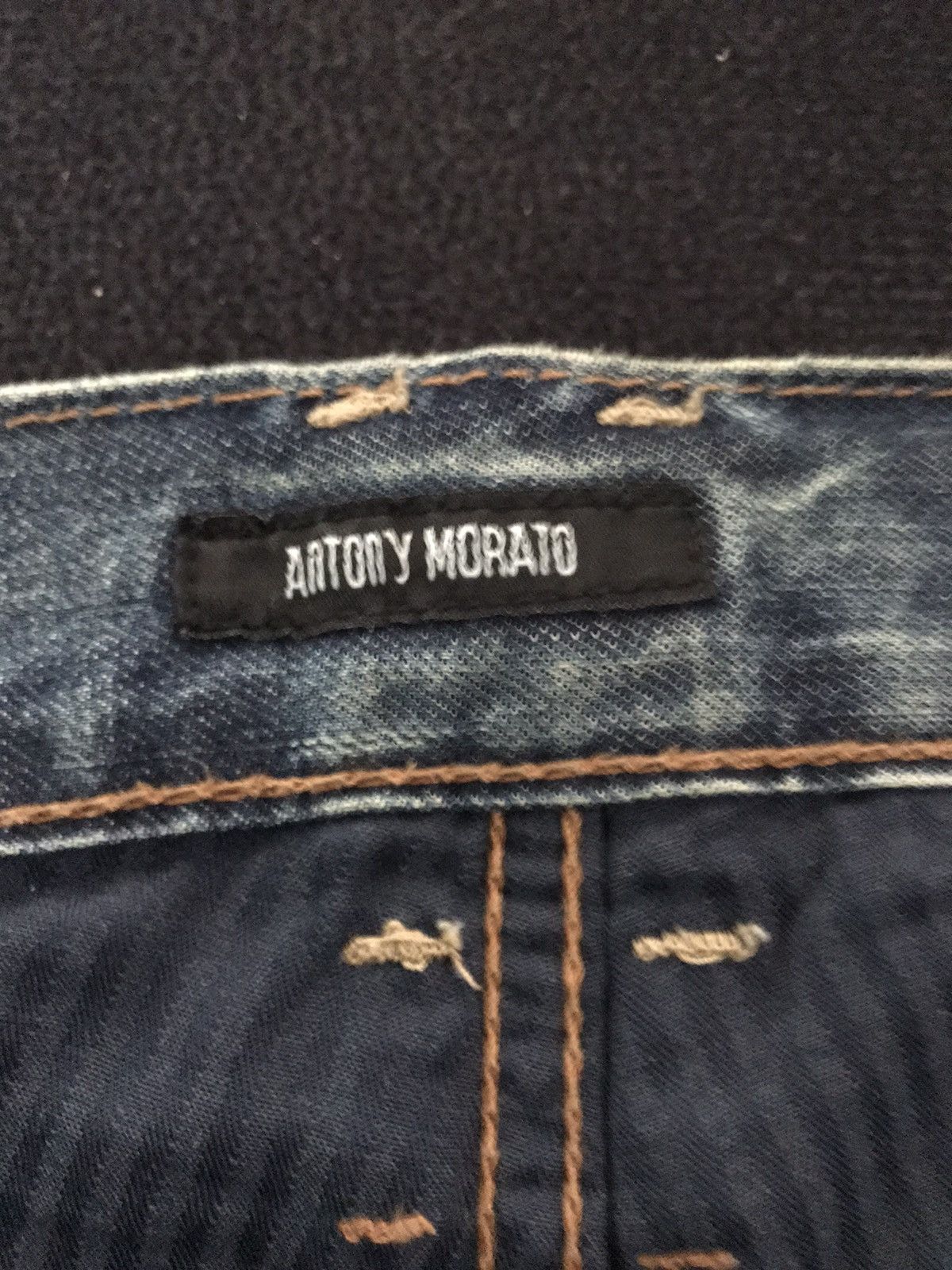 Antony Morato × Designer ANTONY MORATO DISTRESSED PATCH WORK DENIM Size US 35 - 8 Thumbnail