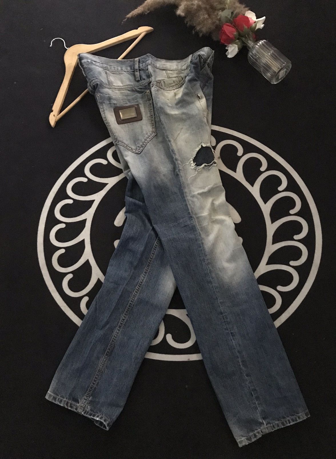 Antony Morato × Designer ANTONY MORATO DISTRESSED PATCH WORK DENIM Size US 35 - 14 Thumbnail