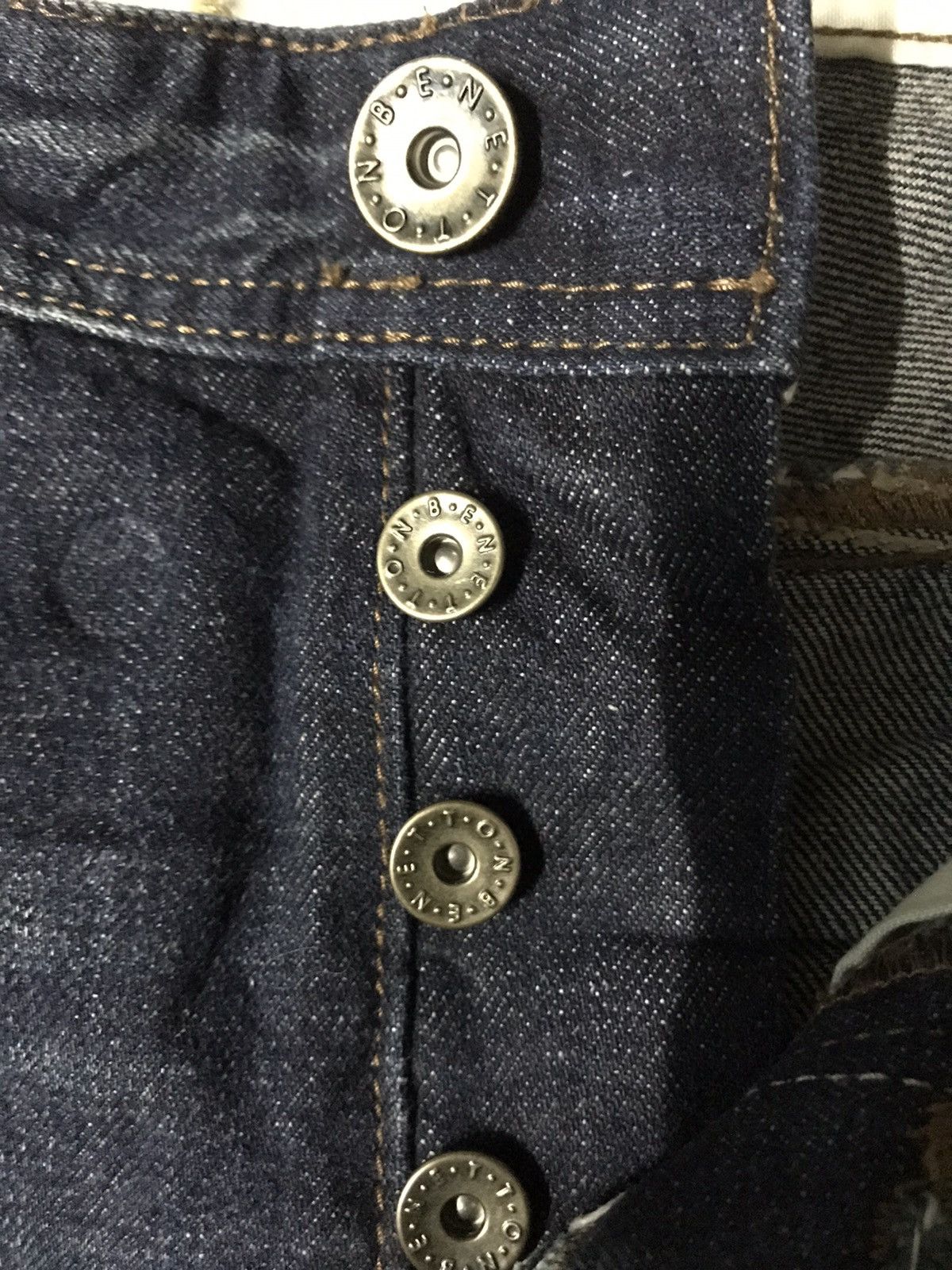 Benetton × United Colors Of Benetton BENETTON DISTRESSED BLUE INDIGO SLIM SKINNY FIT DENIM Size US 29 - 5 Thumbnail