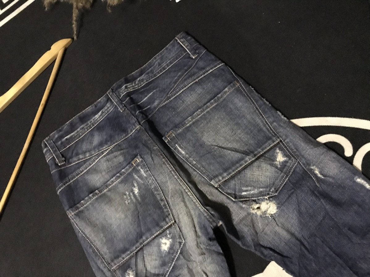 Benetton × United Colors Of Benetton BENETTON DISTRESSED BLUE INDIGO SLIM SKINNY FIT DENIM Size US 29 - 14 Thumbnail