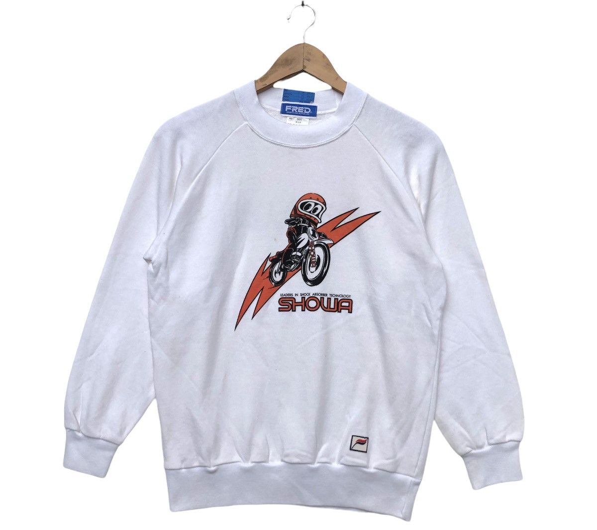 Japanese Brand × Vintage Vintage Showa Absorber Racing sweatshirt Size US M / EU 48-50 / 2 - 1 Thumbnail