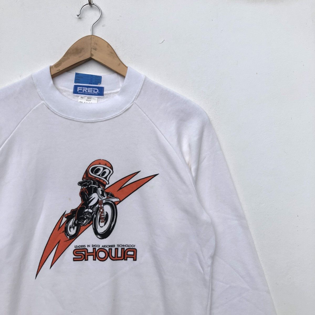 Japanese Brand × Vintage Vintage Showa Absorber Racing sweatshirt Size US M / EU 48-50 / 2 - 2 Thumbnail