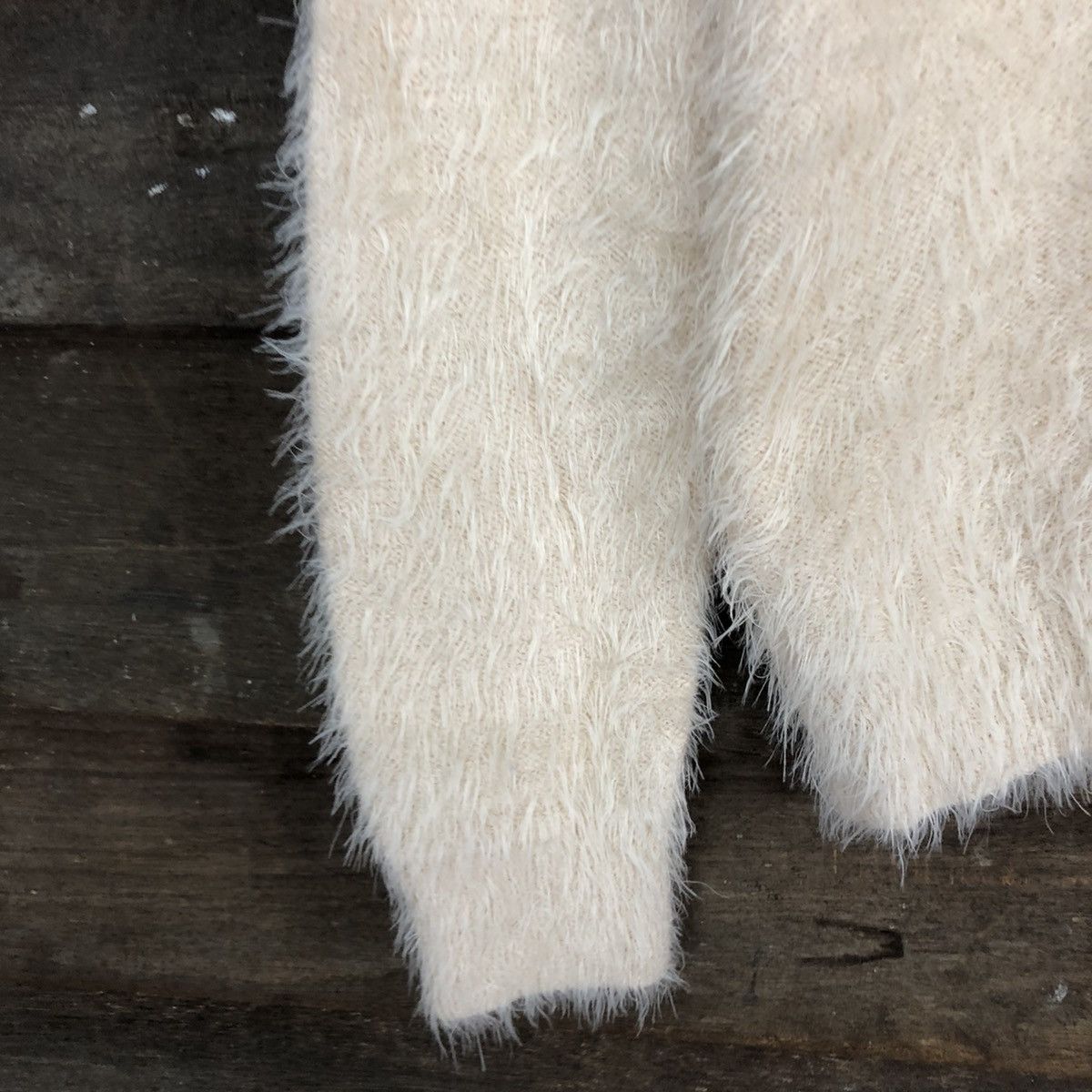 Homespun Knitwear × Japanese Brand DL Grove Light Pink Mohair Shag Shaggy Knitwear #B640 Size M / US 6-8 / IT 42-44 - 6 Thumbnail