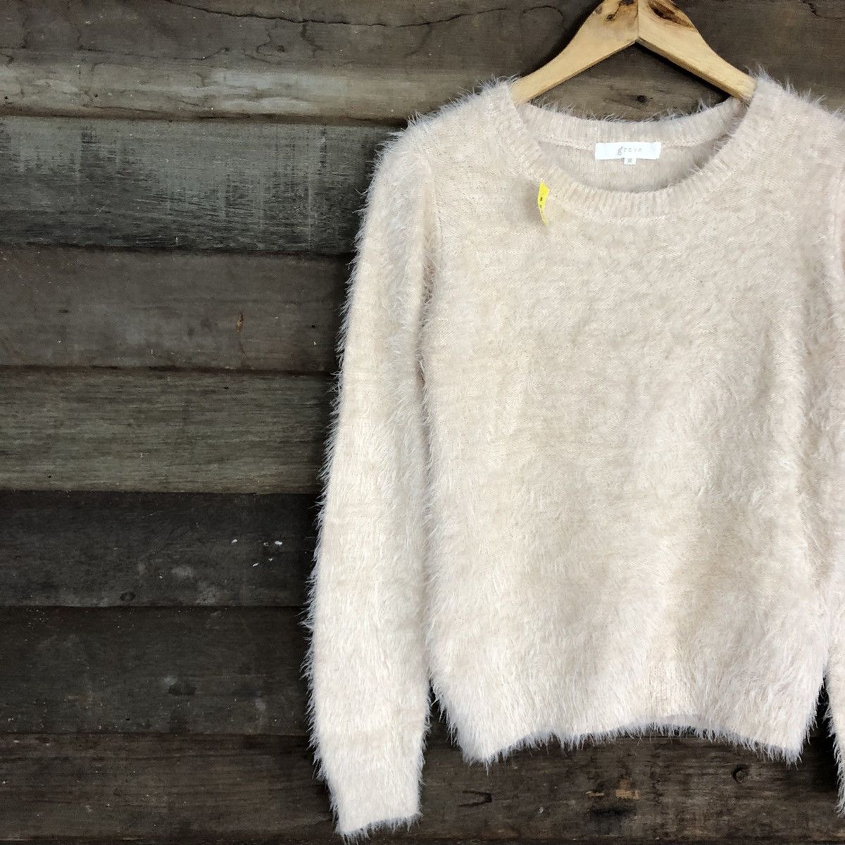 Homespun Knitwear × Japanese Brand DL Grove Light Pink Mohair Shag Shaggy Knitwear #B640 Size M / US 6-8 / IT 42-44 - 7 Thumbnail