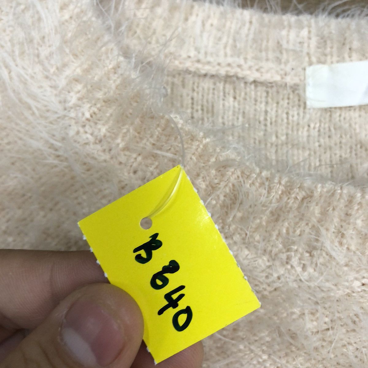 Homespun Knitwear × Japanese Brand DL Grove Light Pink Mohair Shag Shaggy Knitwear #B640 Size M / US 6-8 / IT 42-44 - 10 Thumbnail