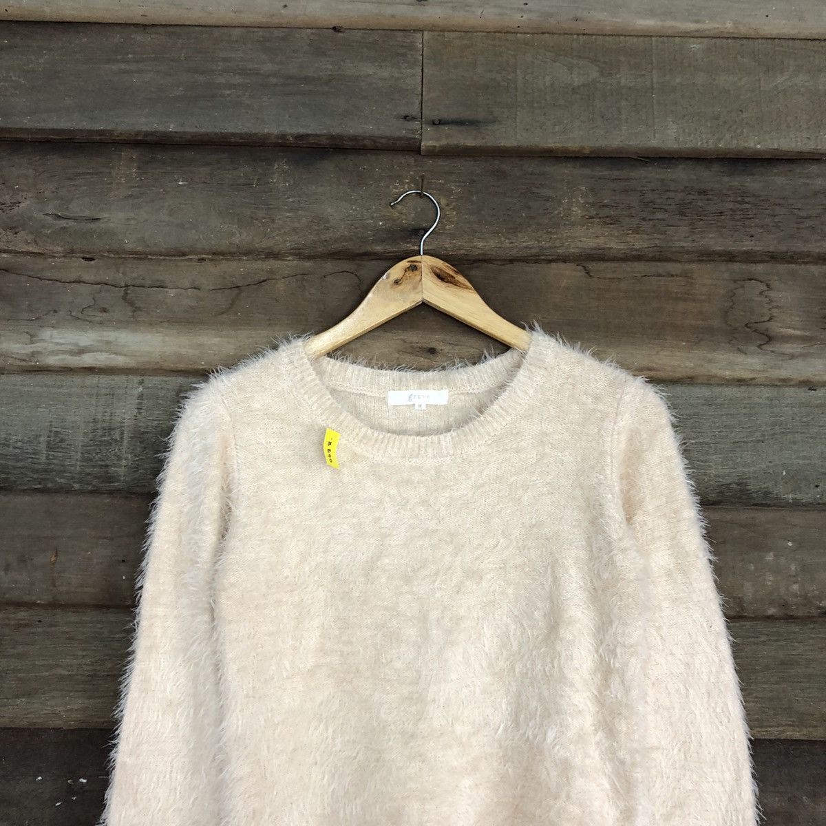 Homespun Knitwear × Japanese Brand DL Grove Light Pink Mohair Shag Shaggy Knitwear #B640 Size M / US 6-8 / IT 42-44 - 9 Thumbnail