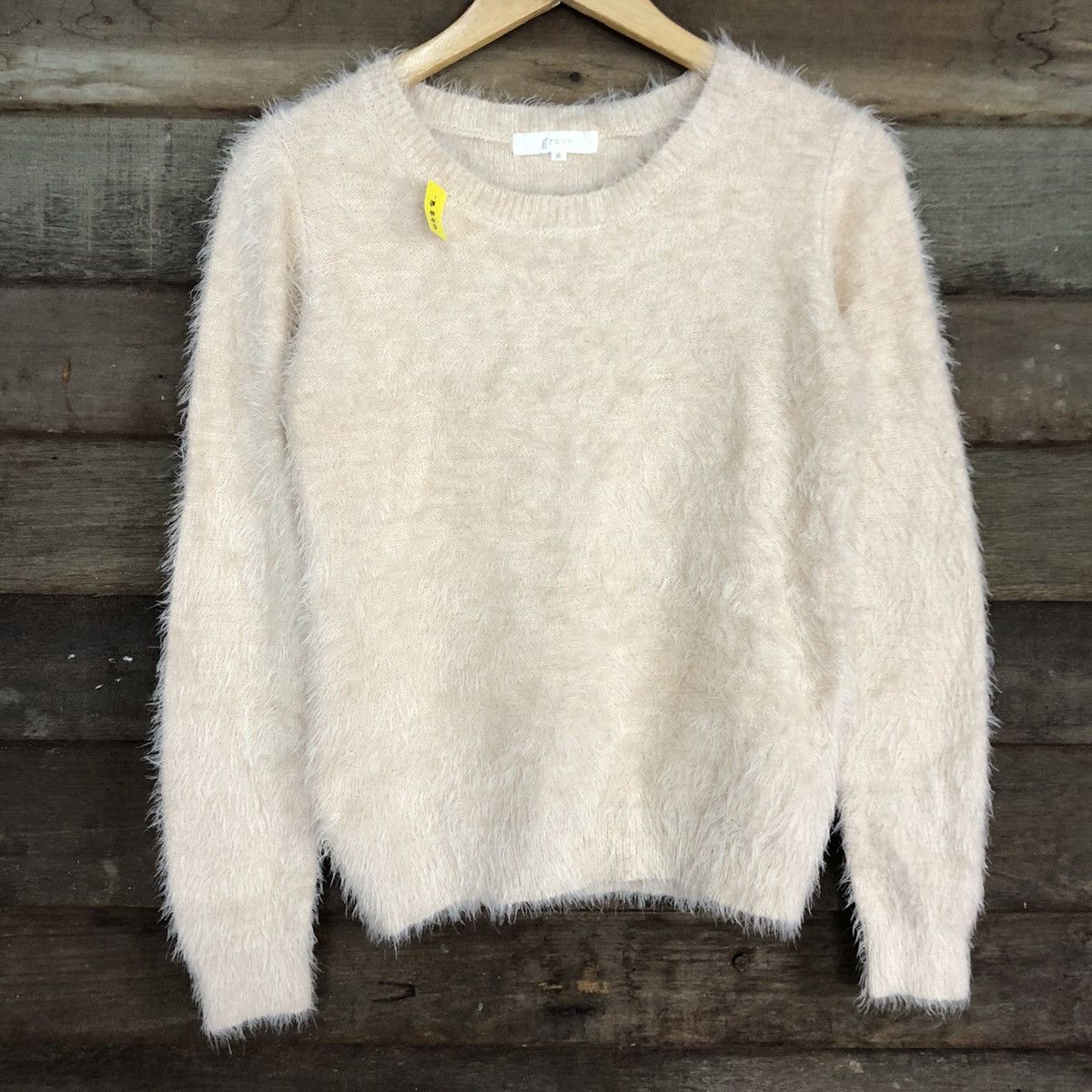 Homespun Knitwear × Japanese Brand DL Grove Light Pink Mohair Shag Shaggy Knitwear #B640 Size M / US 6-8 / IT 42-44 - 8 Thumbnail