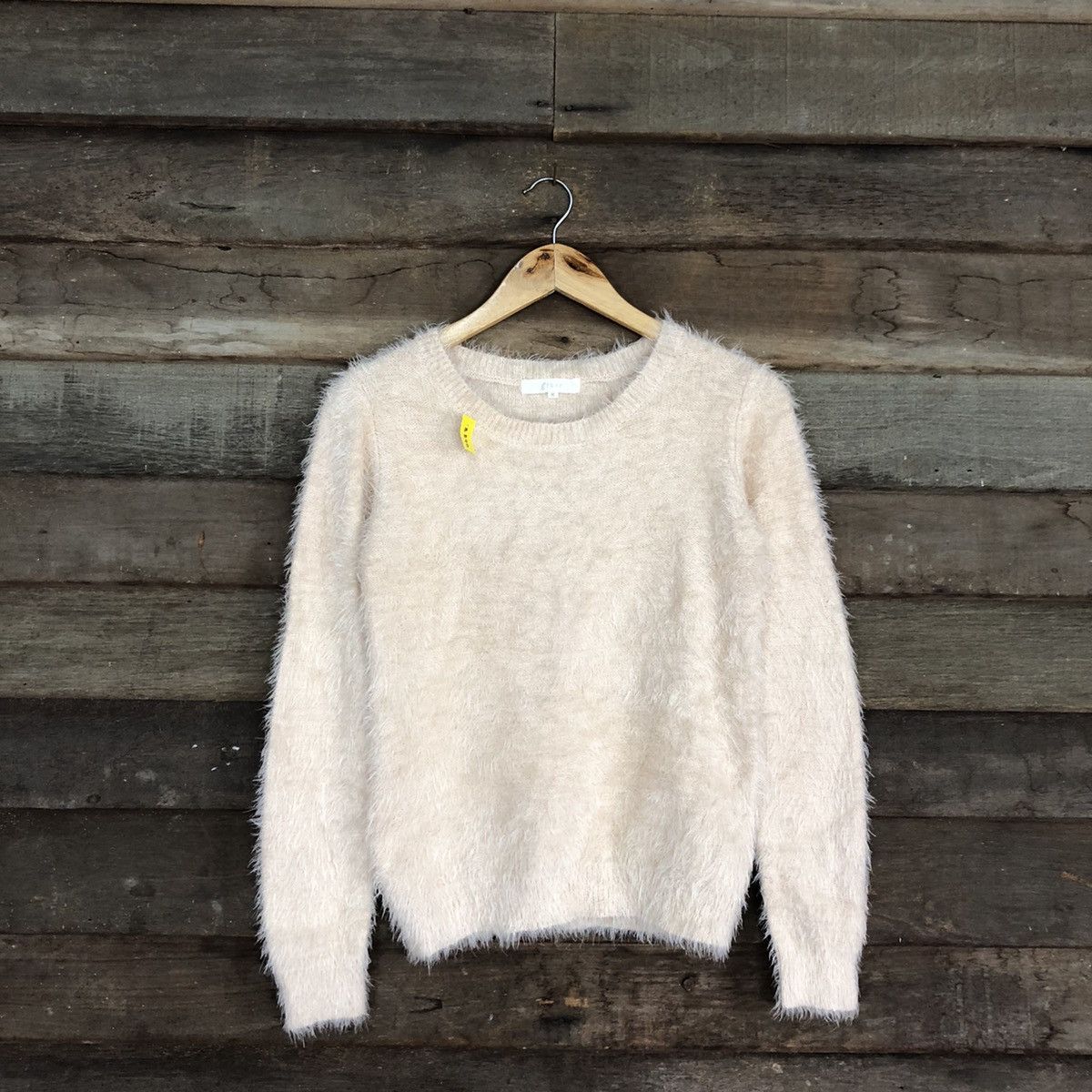 Homespun Knitwear × Japanese Brand DL Grove Light Pink Mohair Shag Shaggy Knitwear #B640 Size M / US 6-8 / IT 42-44 - 1 Thumbnail