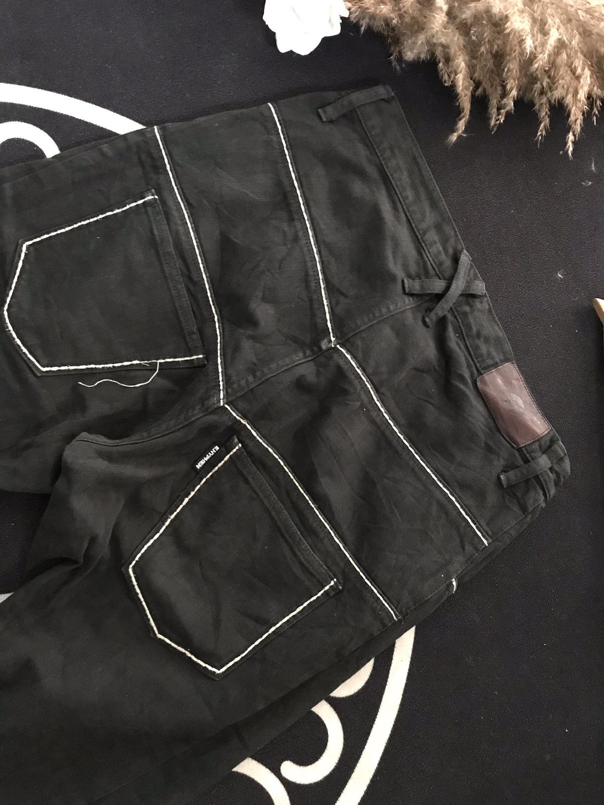 Japanese Brand EHYPHEN WORK GALLERY DISTRESSED DENIM MADE IN JAPAN 🇯🇵 Size US 32 / EU 48 - 10 Thumbnail