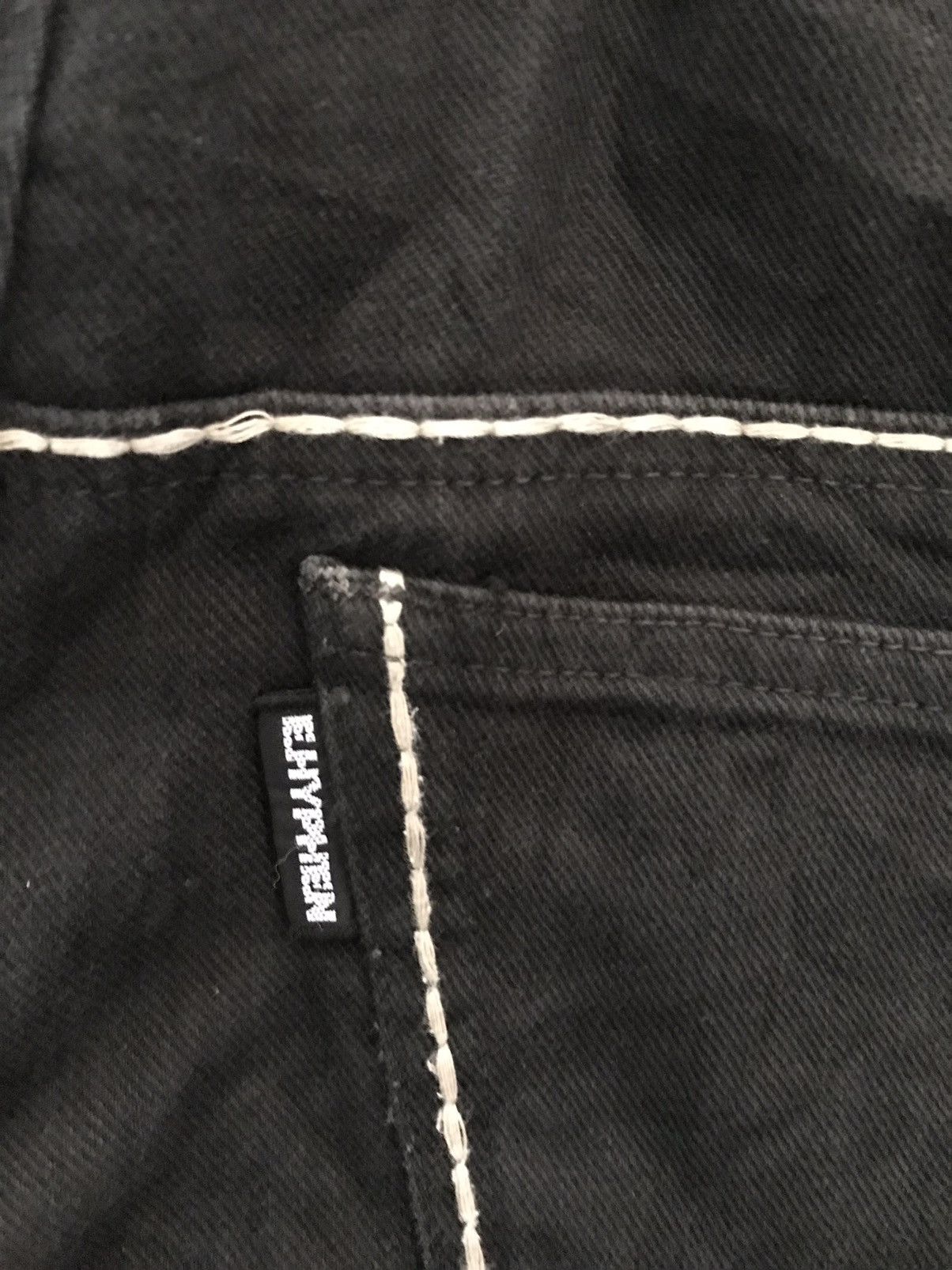 Japanese Brand EHYPHEN WORK GALLERY DISTRESSED DENIM MADE IN JAPAN 🇯🇵 Size US 32 / EU 48 - 11 Thumbnail