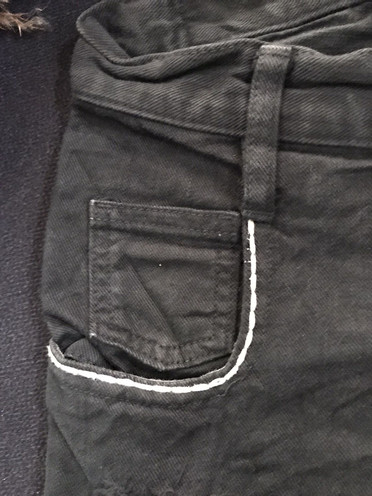 Japanese Brand EHYPHEN WORK GALLERY DISTRESSED DENIM MADE IN JAPAN 🇯🇵 Size US 32 / EU 48 - 3 Thumbnail