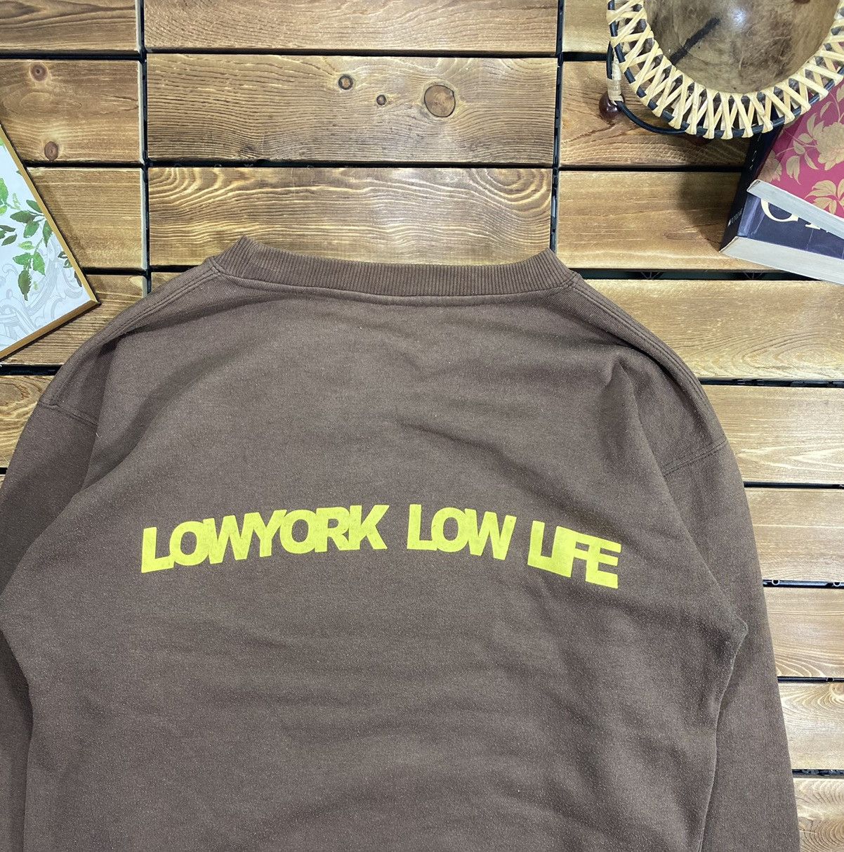 Japanese Brand × Vintage Vintage Sbec Japanese Lowyork Low Life Sweatshirt Big Logo M Size US M / EU 48-50 / 2 - 10 Thumbnail