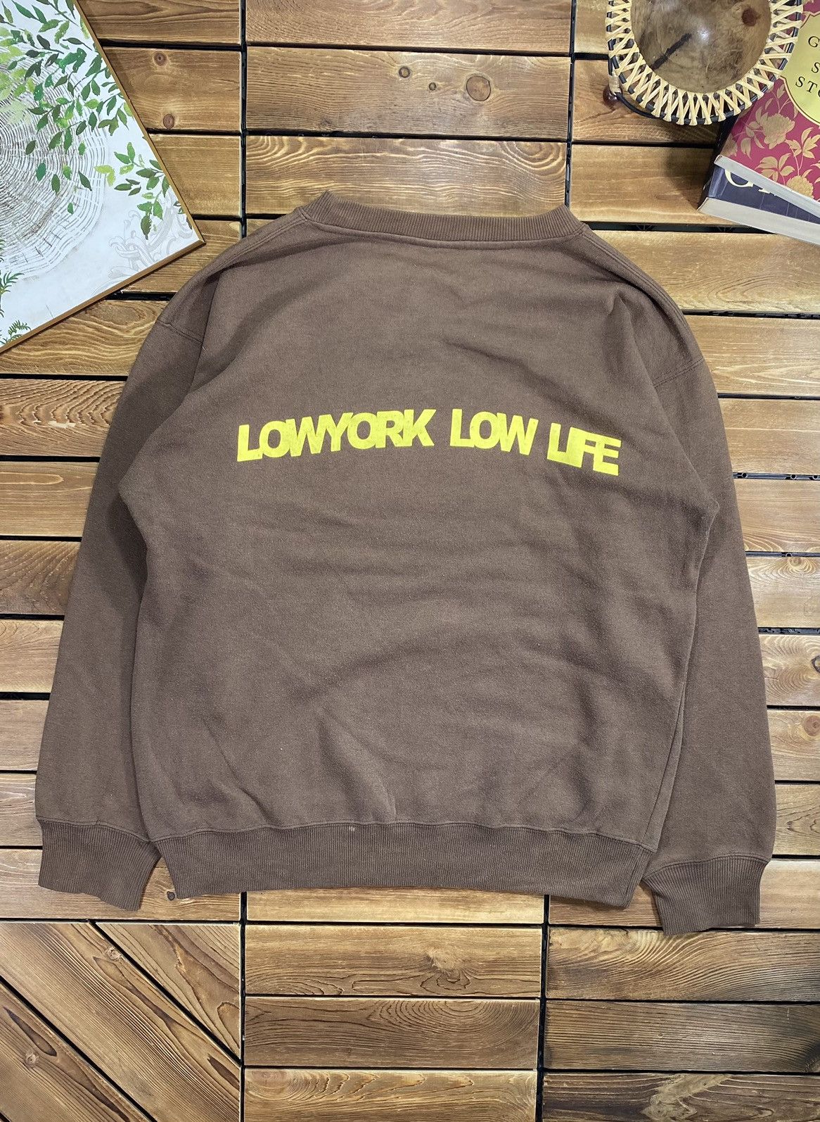 Japanese Brand × Vintage Vintage Sbec Japanese Lowyork Low Life Sweatshirt Big Logo M Size US M / EU 48-50 / 2 - 9 Thumbnail