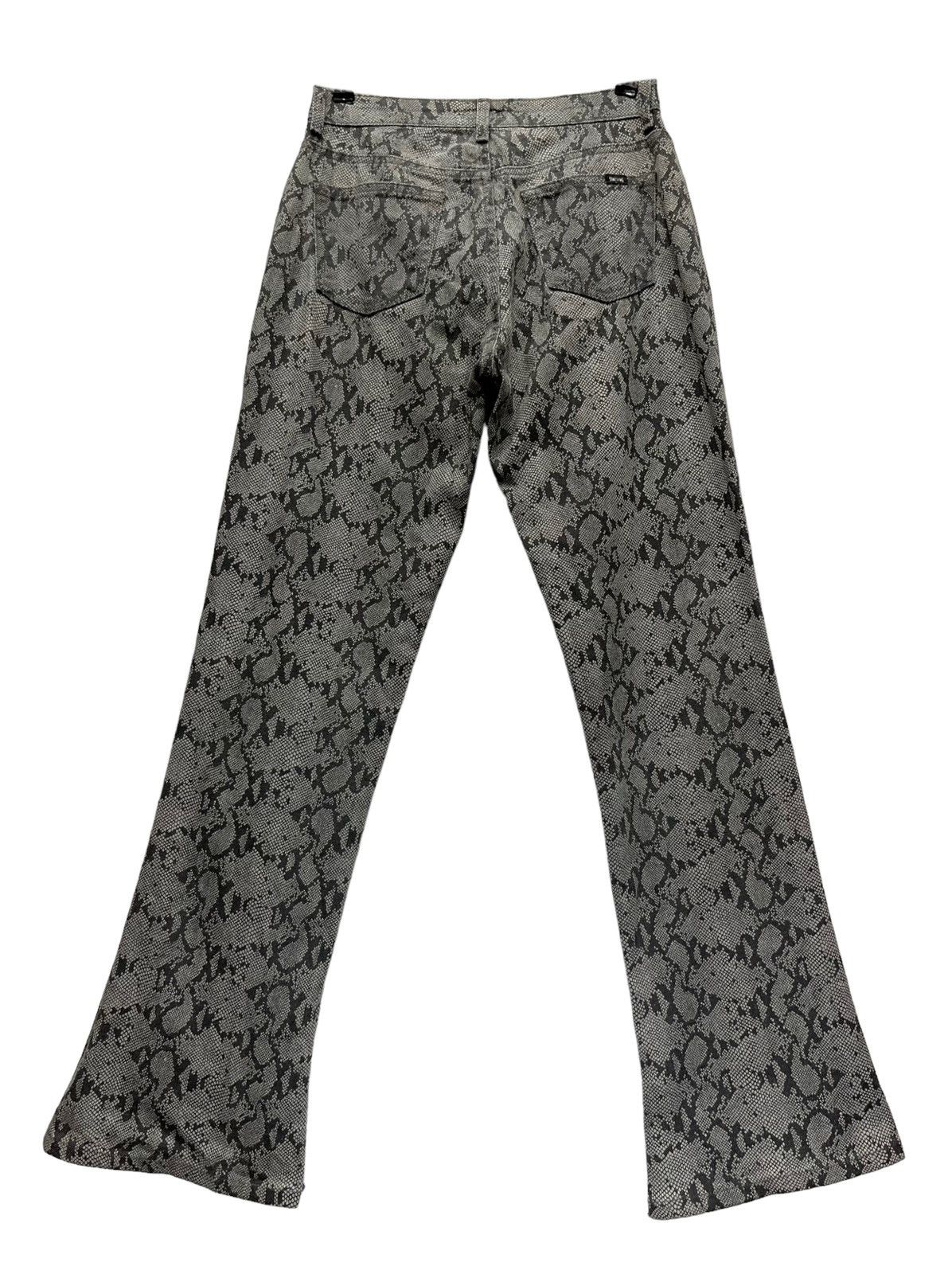 Edwin 🔥EDWIN SOMETHING Snake Skin Design Flare Woman’s Pants Size US 28 / EU 44 - 2 Thumbnail
