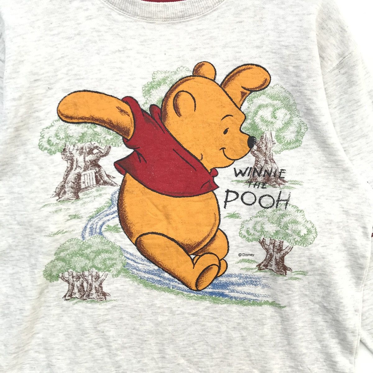 Disney × Vintage Vintage Pooh Disney Honey Big Logo Sweatshirt Size US L / EU 52-54 / 3 - 3 Thumbnail
