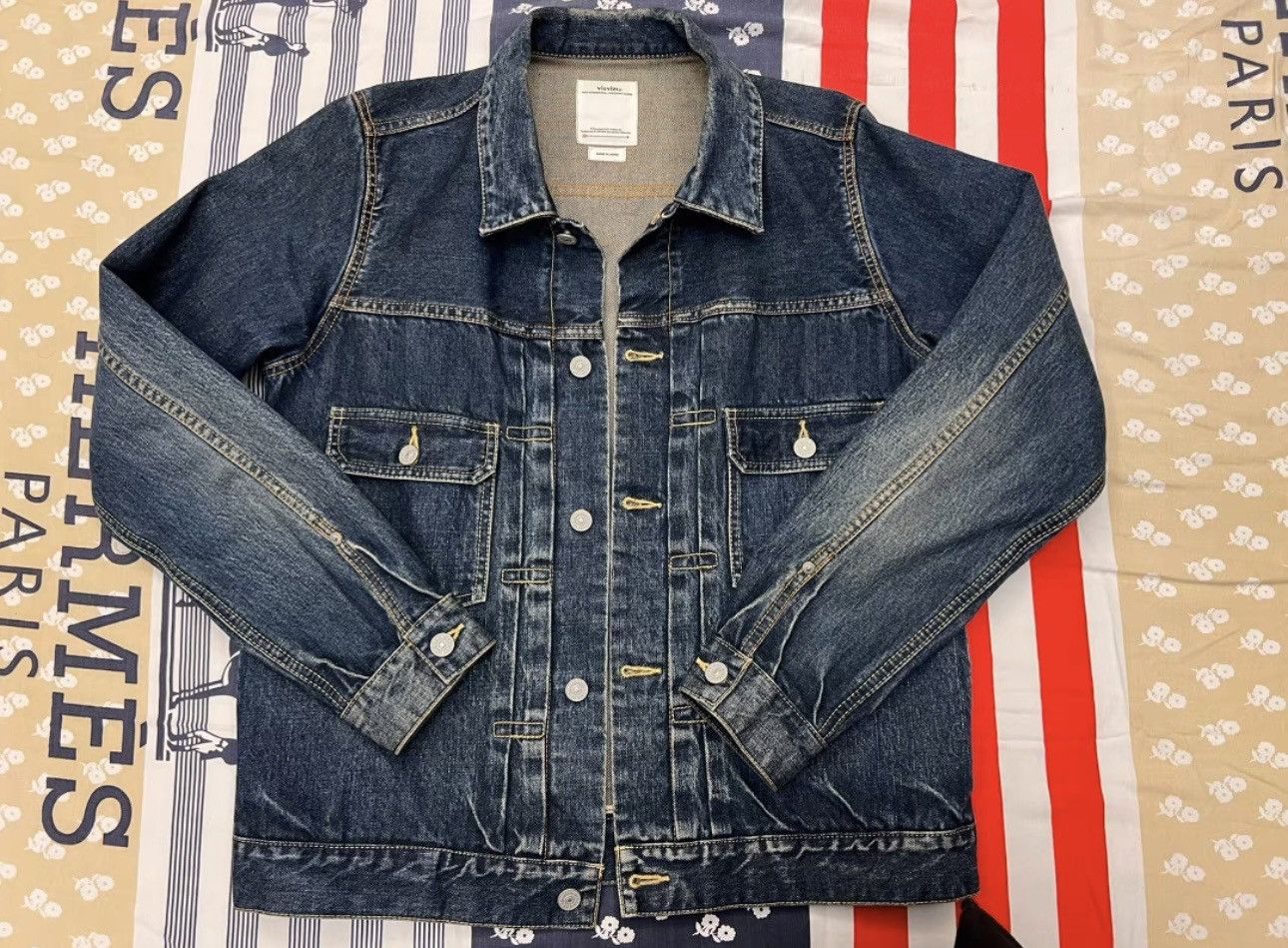 Visvim Visvim SS 101XX JKT DMGD-1003 Yellow Mud wash denim