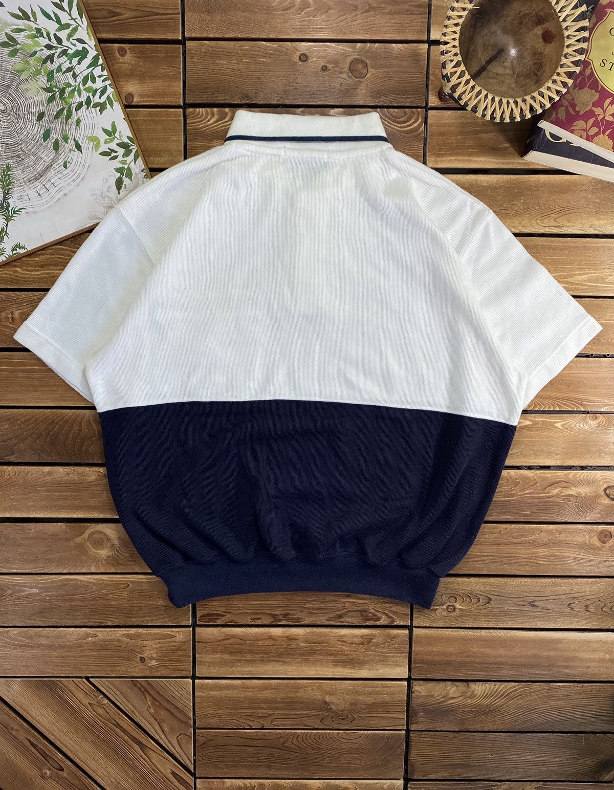 Gianni Valentino × Valentino × Vintage Vintage Gianni Valentino Short Sleeve Sweatshirt polo Size M Size US M / EU 48-50 / 2 - 9 Thumbnail