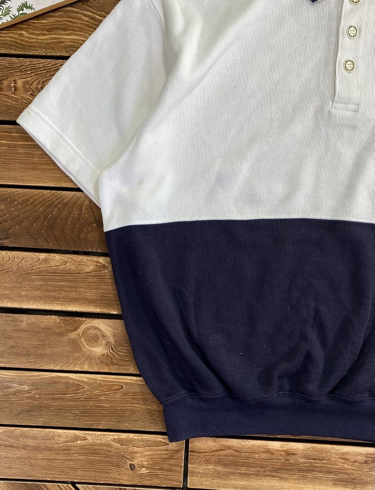 Gianni Valentino × Valentino × Vintage Vintage Gianni Valentino Short Sleeve Sweatshirt polo Size M Size US M / EU 48-50 / 2 - 4 Thumbnail