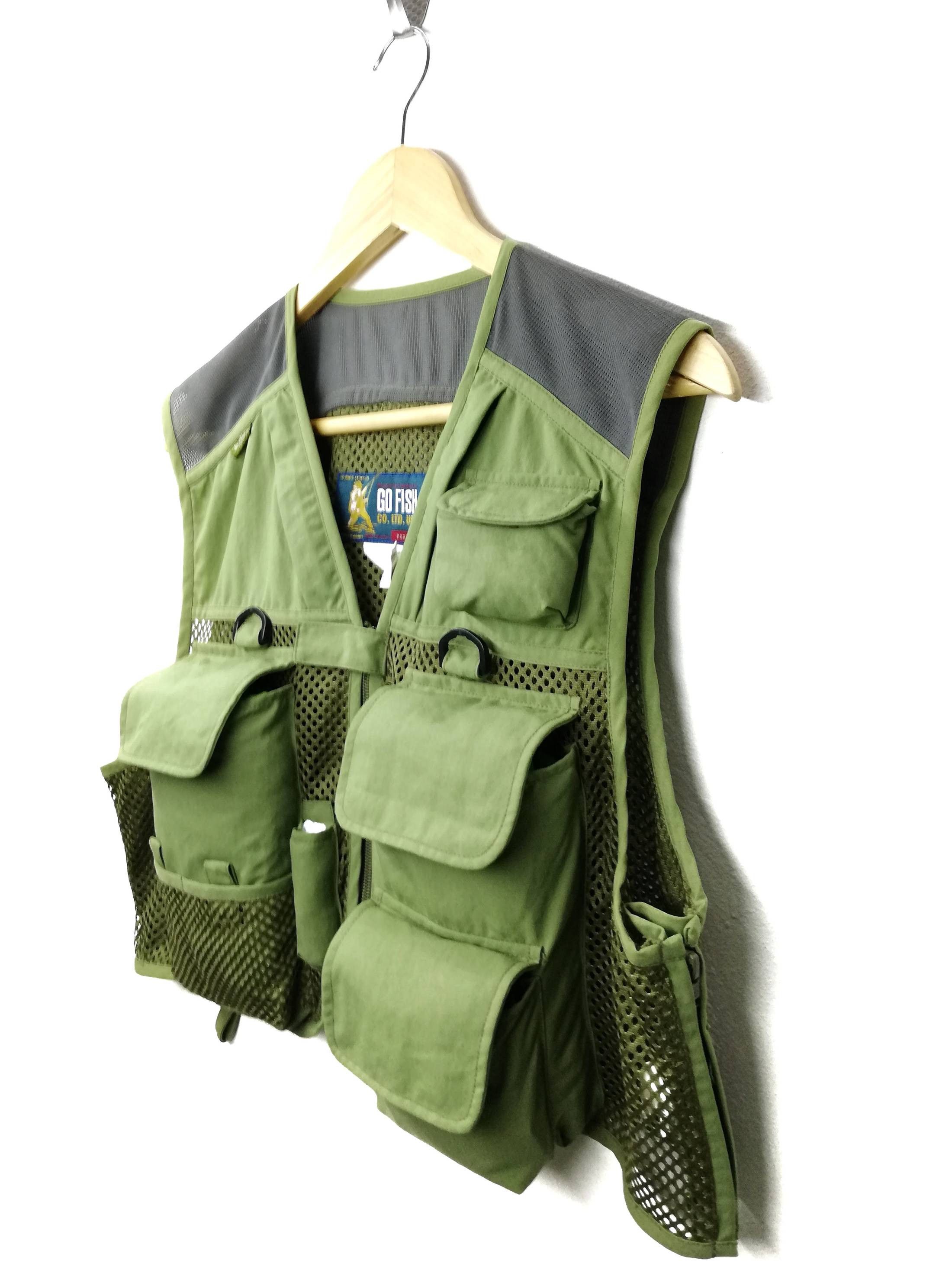 Designer × Japanese Brand 🔥Very Rare Go Fish Tactical Utility Multi Pocket Vest🔥 Size US M / EU 48-50 / 2 - 3 Thumbnail