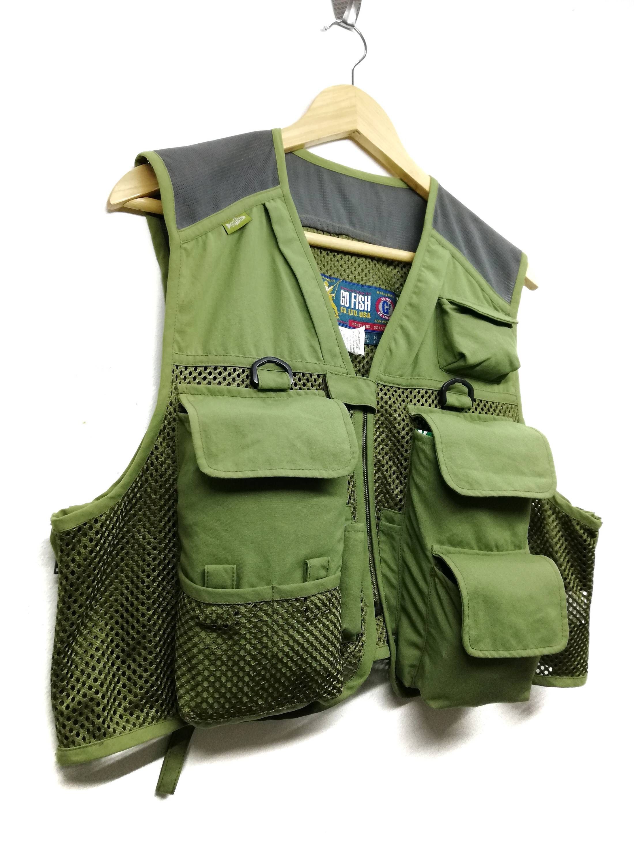 Designer × Japanese Brand 🔥Very Rare Go Fish Tactical Utility Multi Pocket Vest🔥 Size US M / EU 48-50 / 2 - 1 Thumbnail