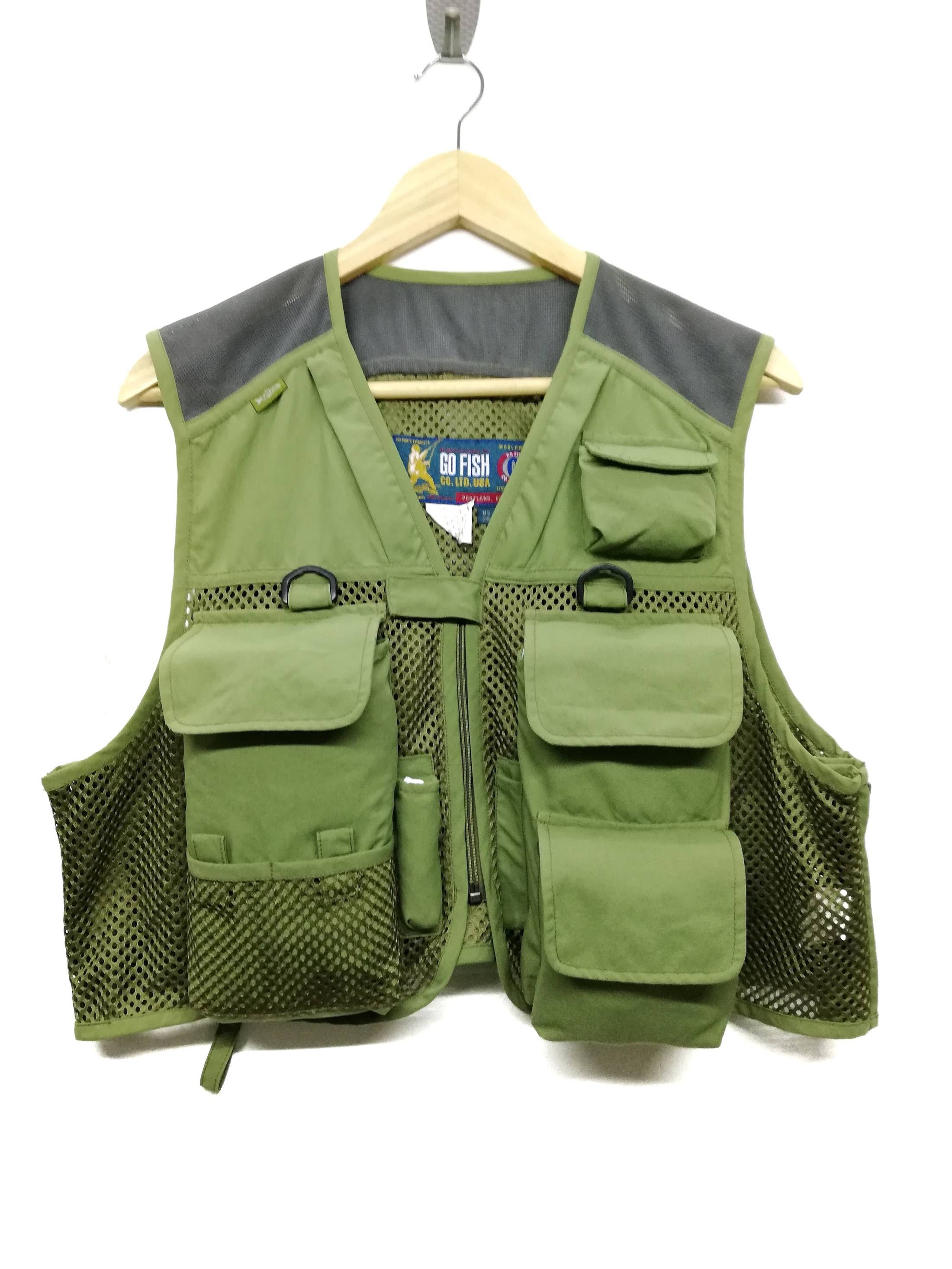 Designer × Japanese Brand 🔥Very Rare Go Fish Tactical Utility Multi Pocket Vest🔥 Size US M / EU 48-50 / 2 - 5 Thumbnail