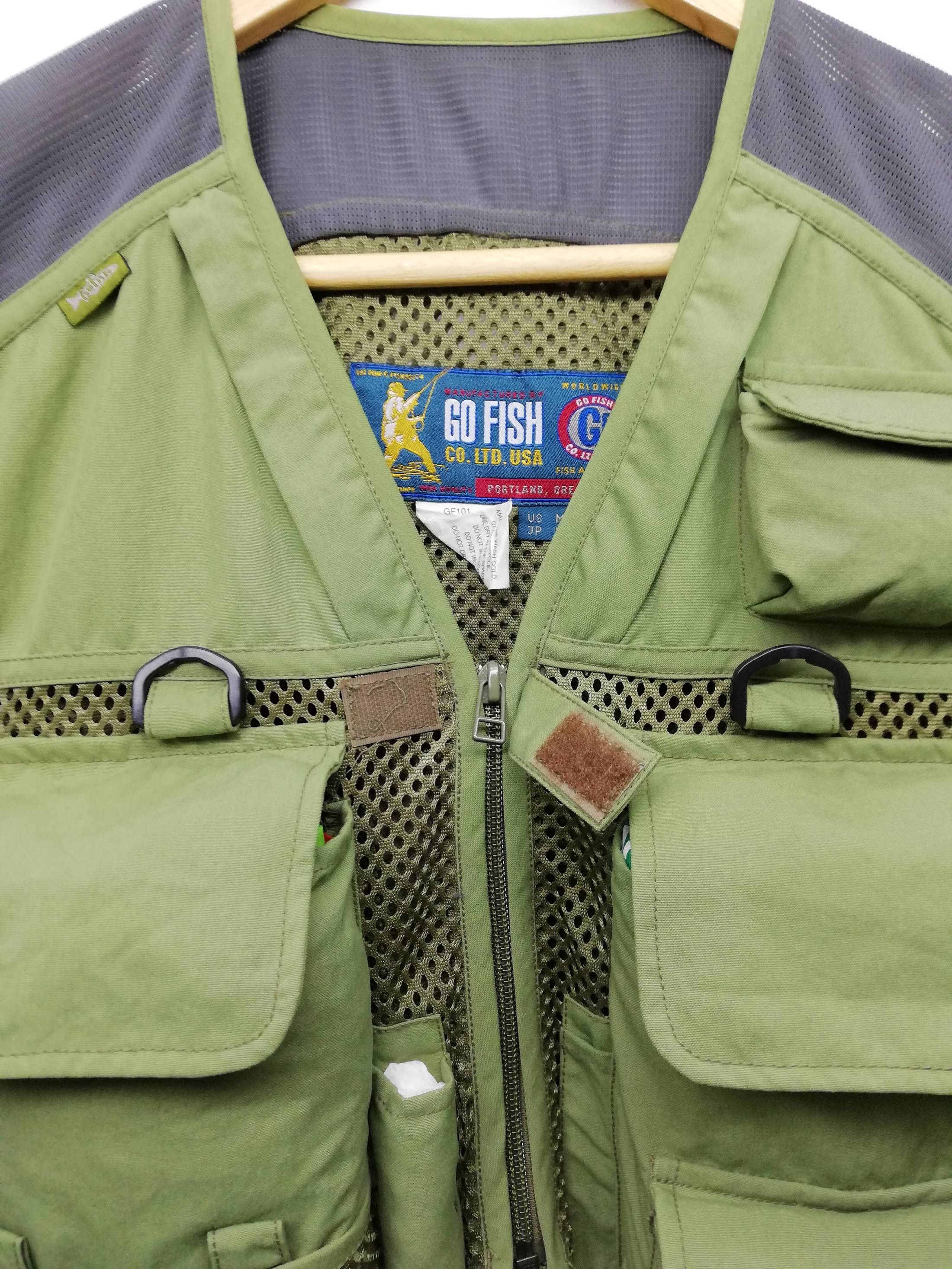 Designer × Japanese Brand 🔥Very Rare Go Fish Tactical Utility Multi Pocket Vest🔥 Size US M / EU 48-50 / 2 - 2 Thumbnail