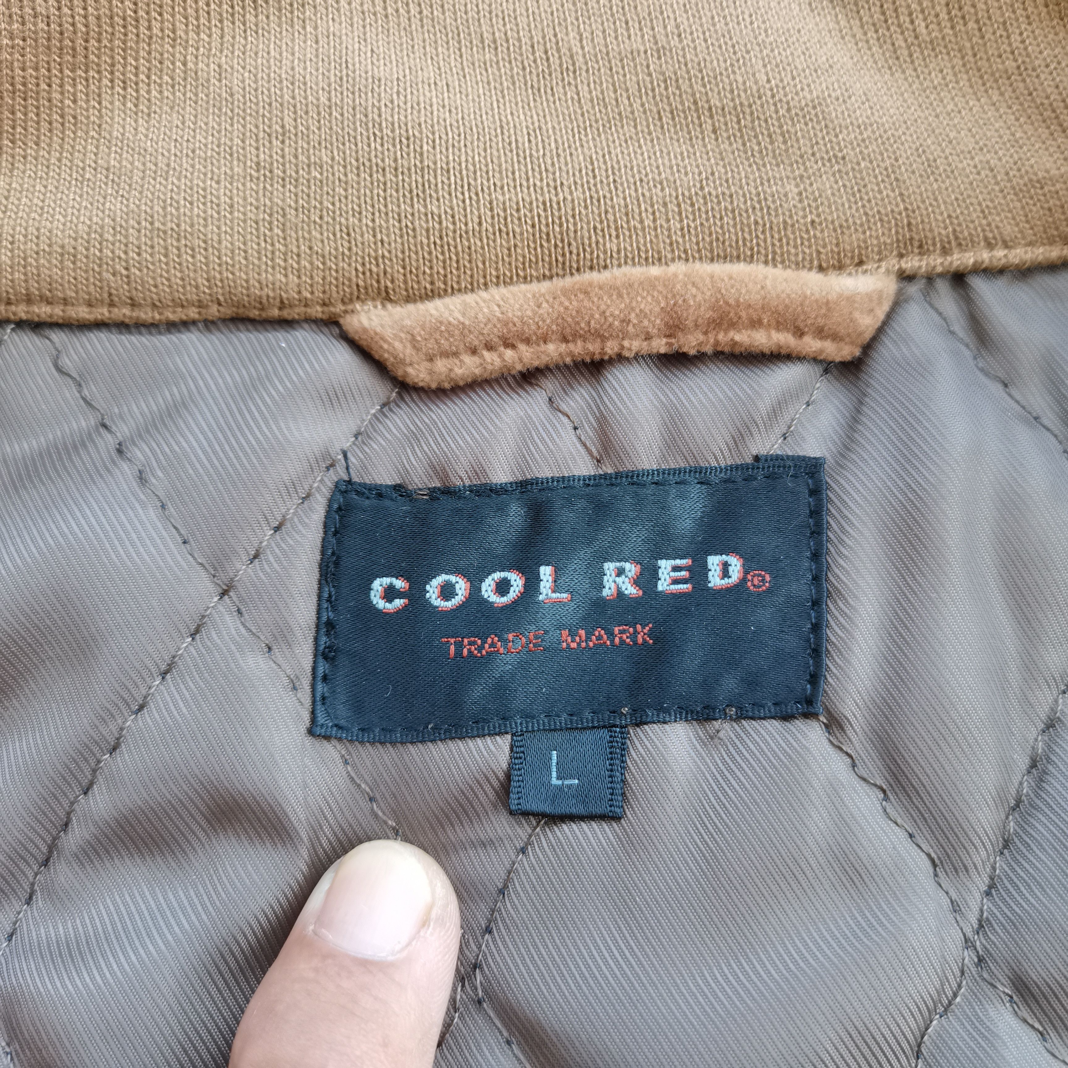 Japanese Brand × Vintage Vintage COOL RED Velvet Zipper Up Jacket Size US L / EU 52-54 / 3 - 12 Thumbnail