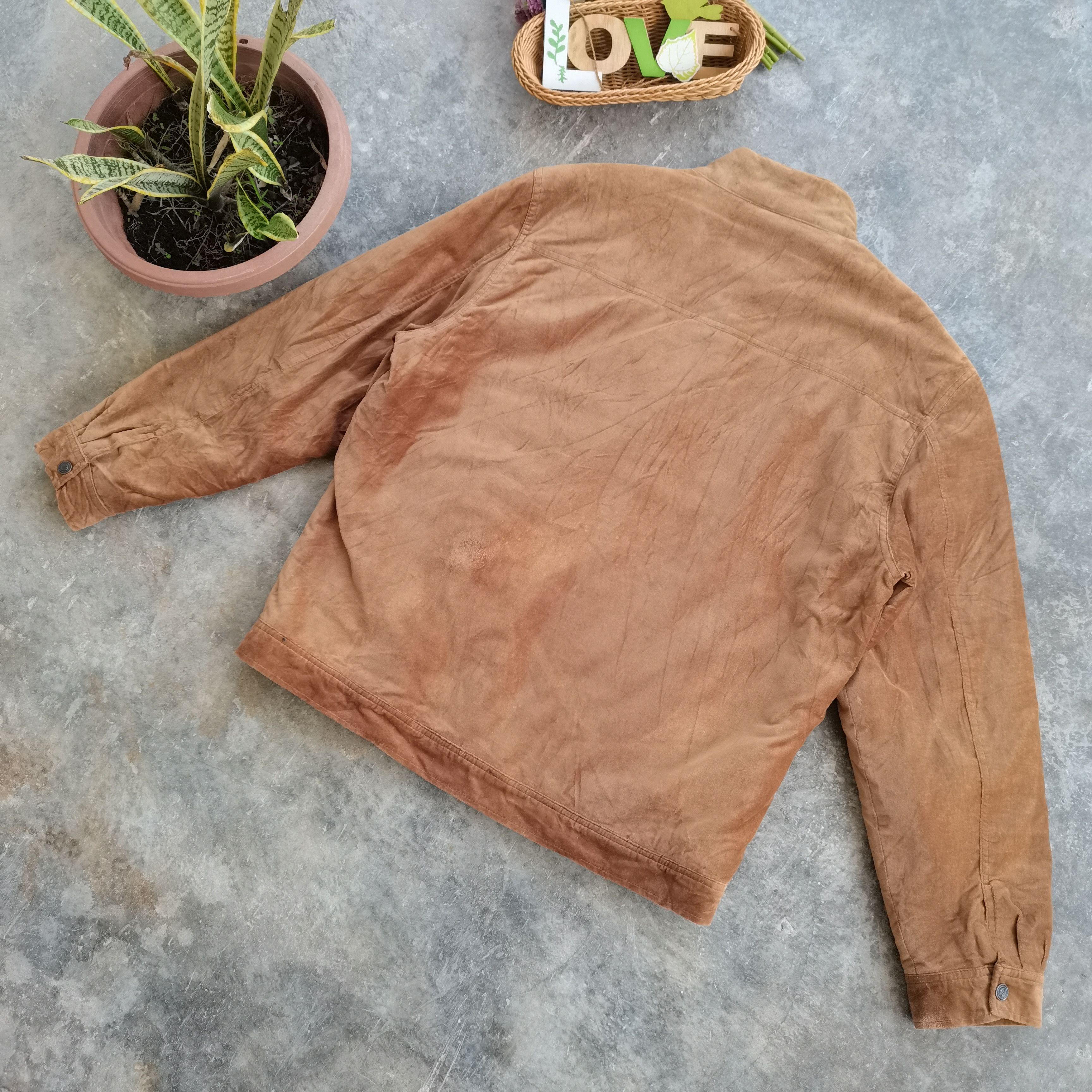 Japanese Brand × Vintage Vintage COOL RED Velvet Zipper Up Jacket Size US L / EU 52-54 / 3 - 6 Thumbnail