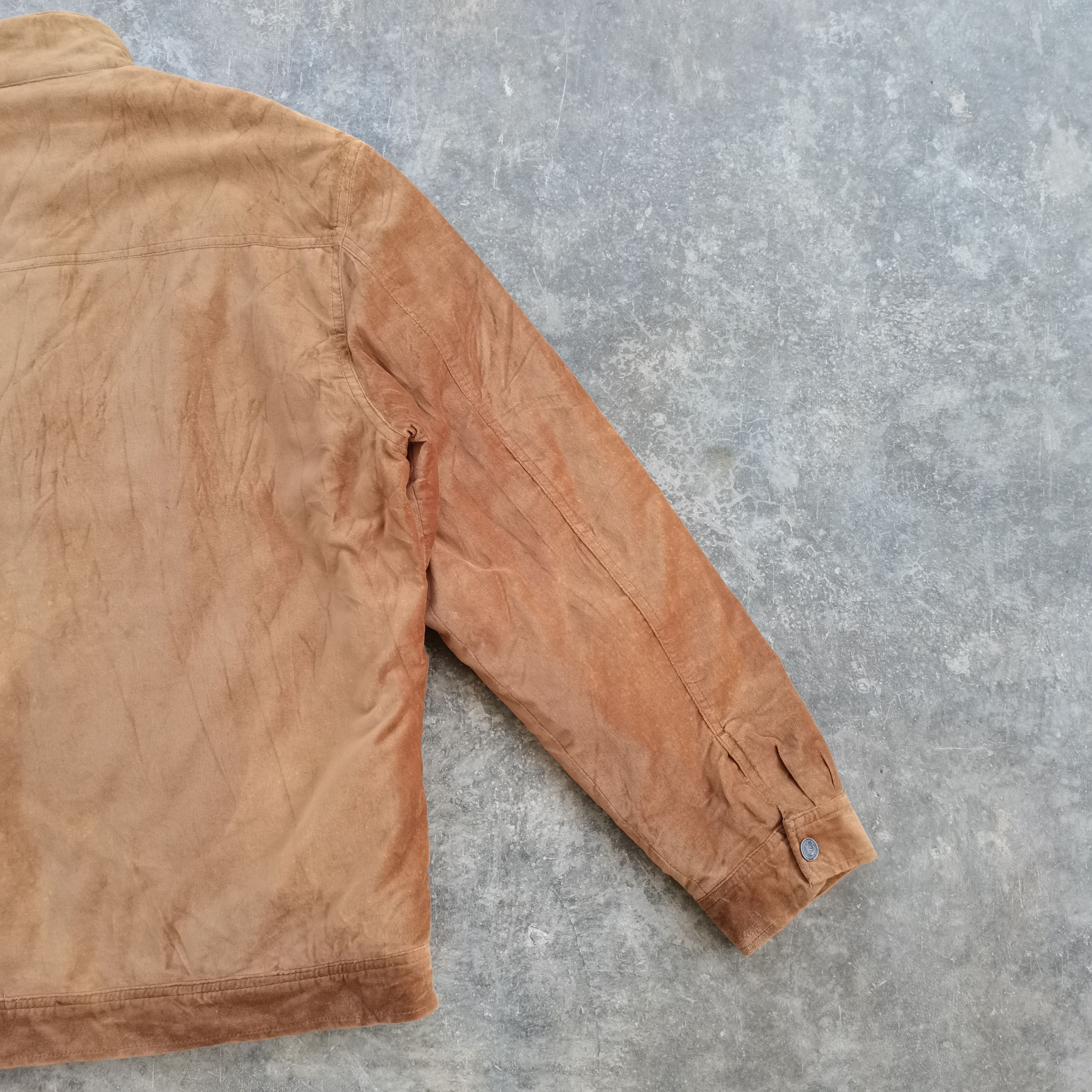 Japanese Brand × Vintage Vintage COOL RED Velvet Zipper Up Jacket Size US L / EU 52-54 / 3 - 7 Thumbnail