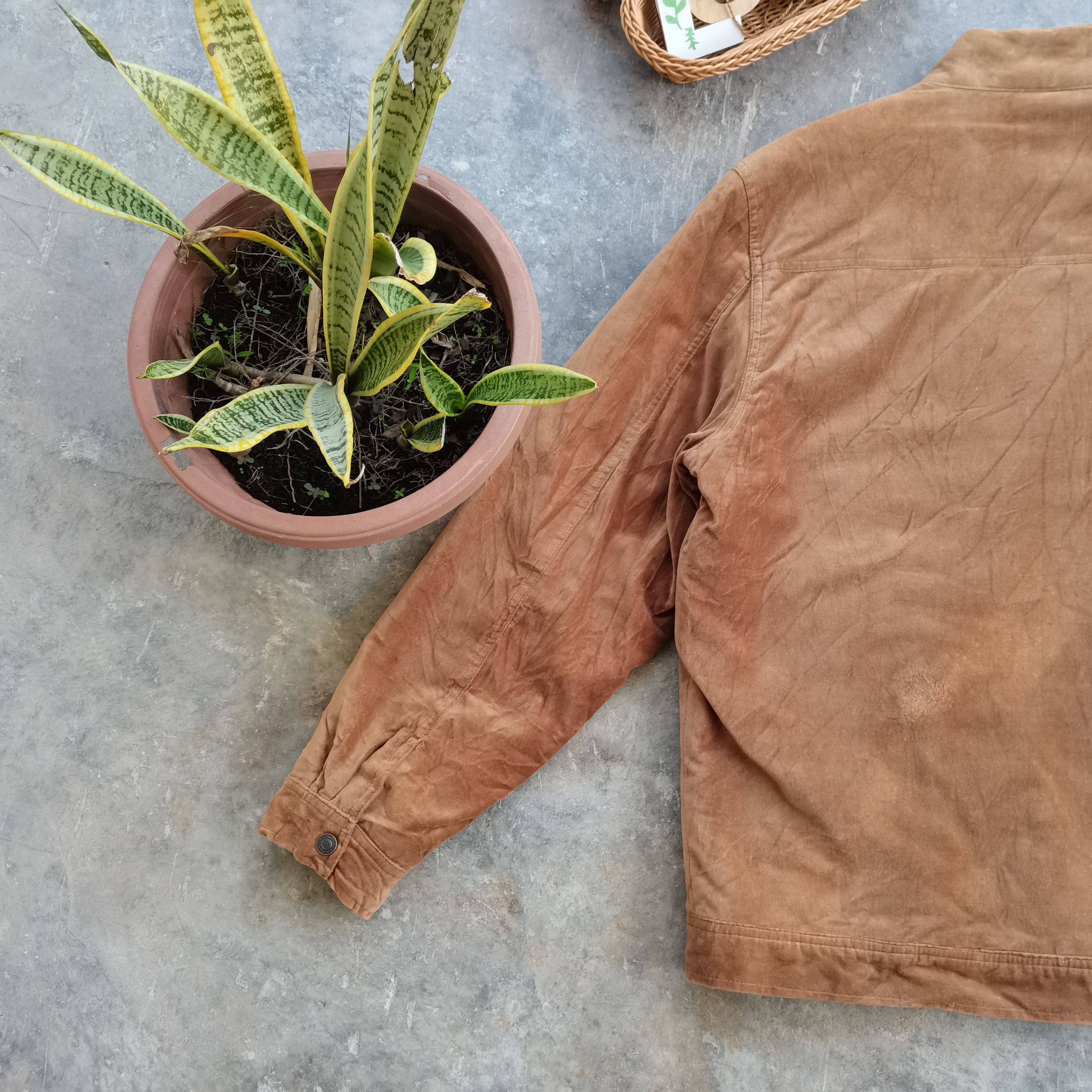 Japanese Brand × Vintage Vintage COOL RED Velvet Zipper Up Jacket Size US L / EU 52-54 / 3 - 8 Thumbnail