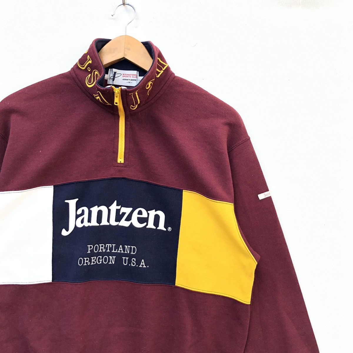 Jantzen × Japanese Brand × Vintage Vintage Jantzen Big Logo Style Design Sweatshirt Size US M / EU 48-50 / 2 - 3 Thumbnail