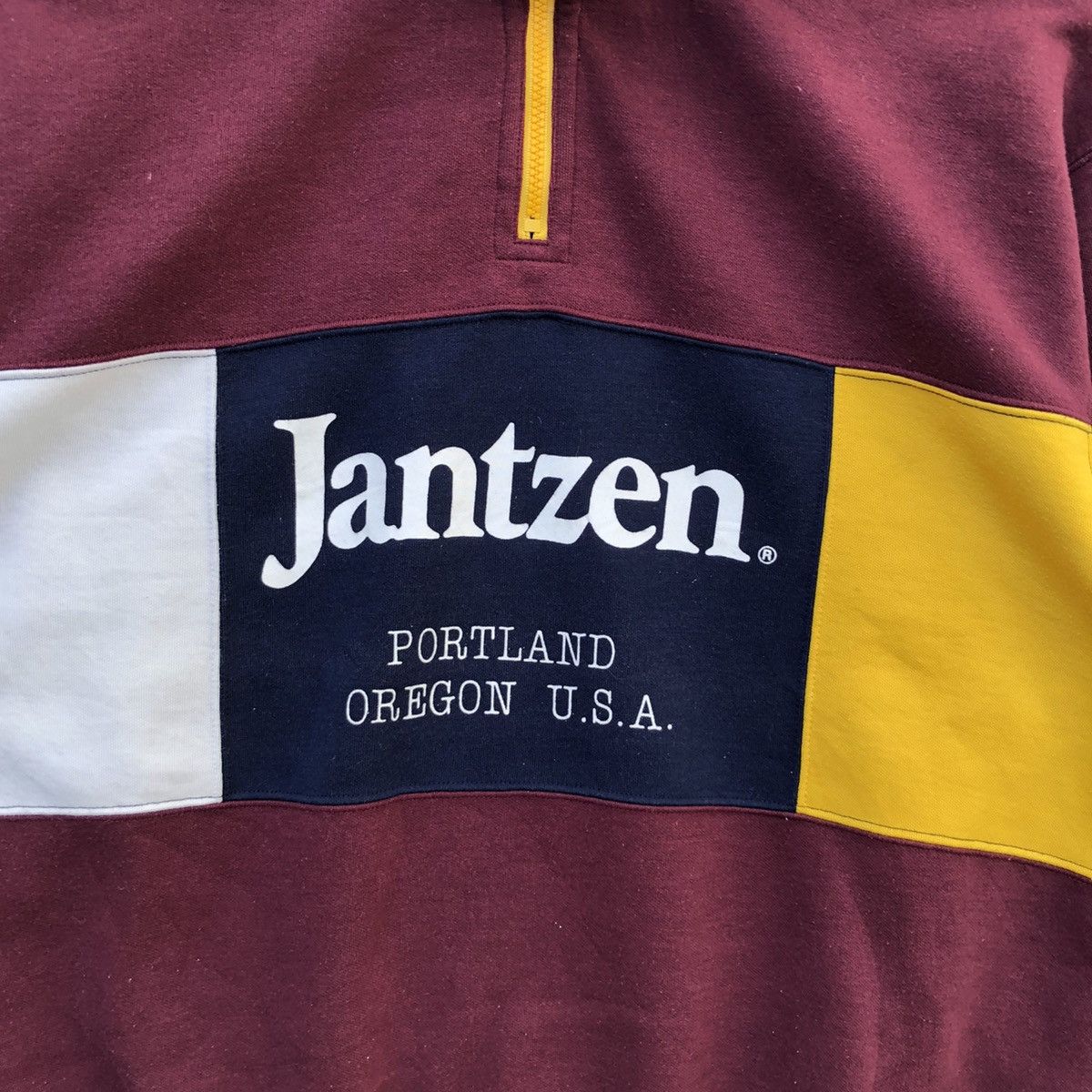 Jantzen × Japanese Brand × Vintage Vintage Jantzen Big Logo Style Design Sweatshirt Size US M / EU 48-50 / 2 - 2 Thumbnail
