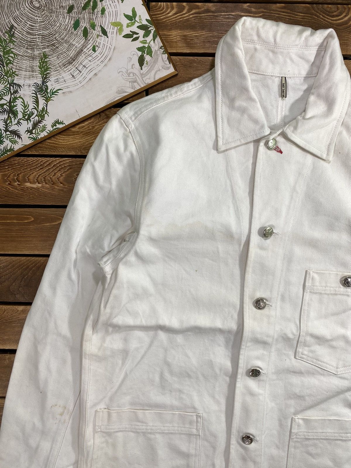 If Six Was Nine × Japanese Brand × Vintage Vintage Bali Barret Denim White Long Jacket Size S Size US S / EU 44-46 / 1 - 5 Thumbnail