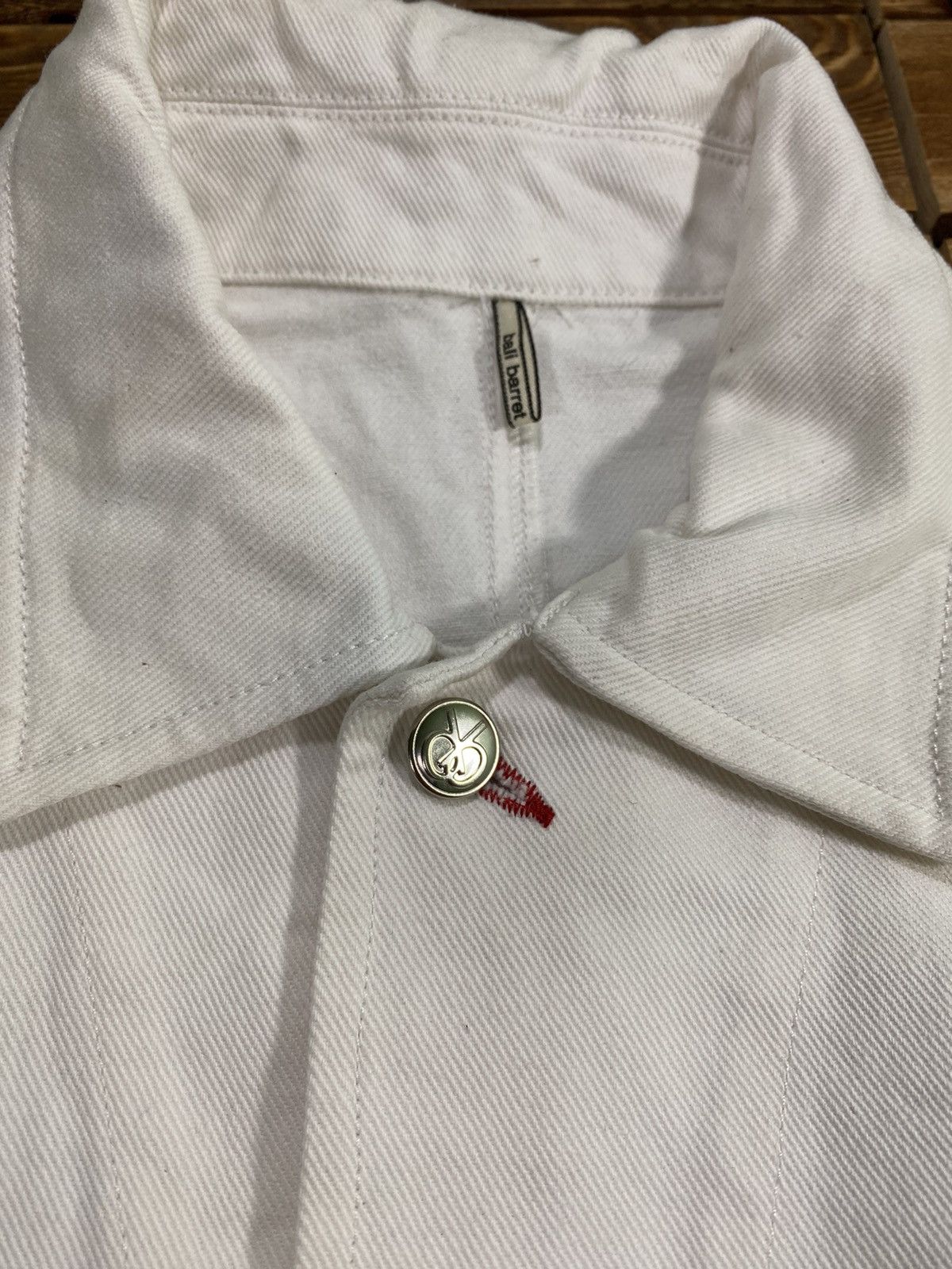 If Six Was Nine × Japanese Brand × Vintage Vintage Bali Barret Denim White Long Jacket Size S Size US S / EU 44-46 / 1 - 8 Thumbnail