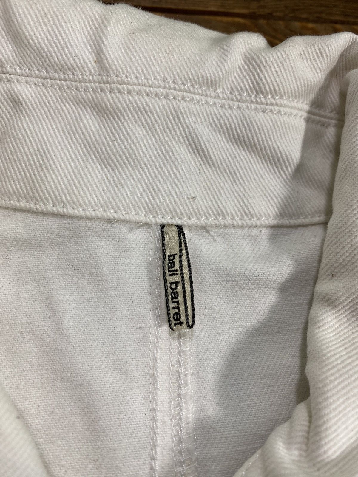 If Six Was Nine × Japanese Brand × Vintage Vintage Bali Barret Denim White Long Jacket Size S Size US S / EU 44-46 / 1 - 7 Thumbnail