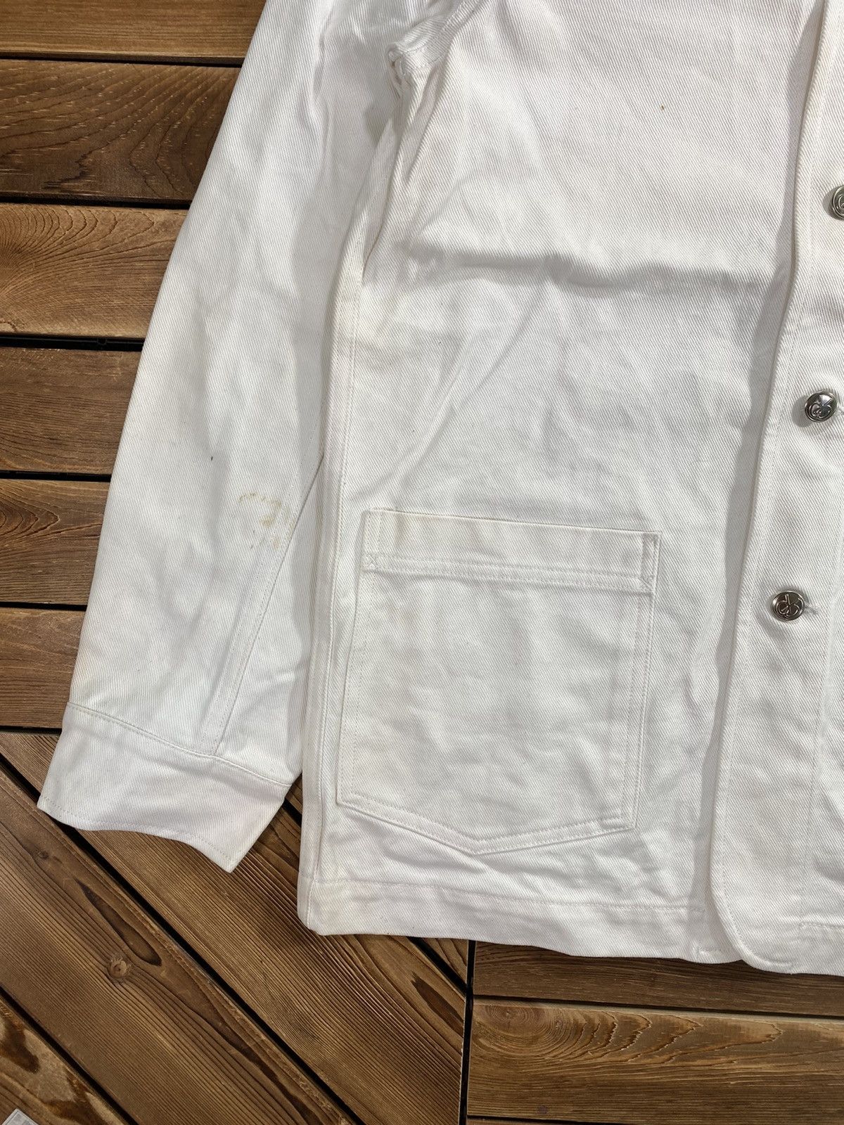 If Six Was Nine × Japanese Brand × Vintage Vintage Bali Barret Denim White Long Jacket Size S Size US S / EU 44-46 / 1 - 3 Thumbnail