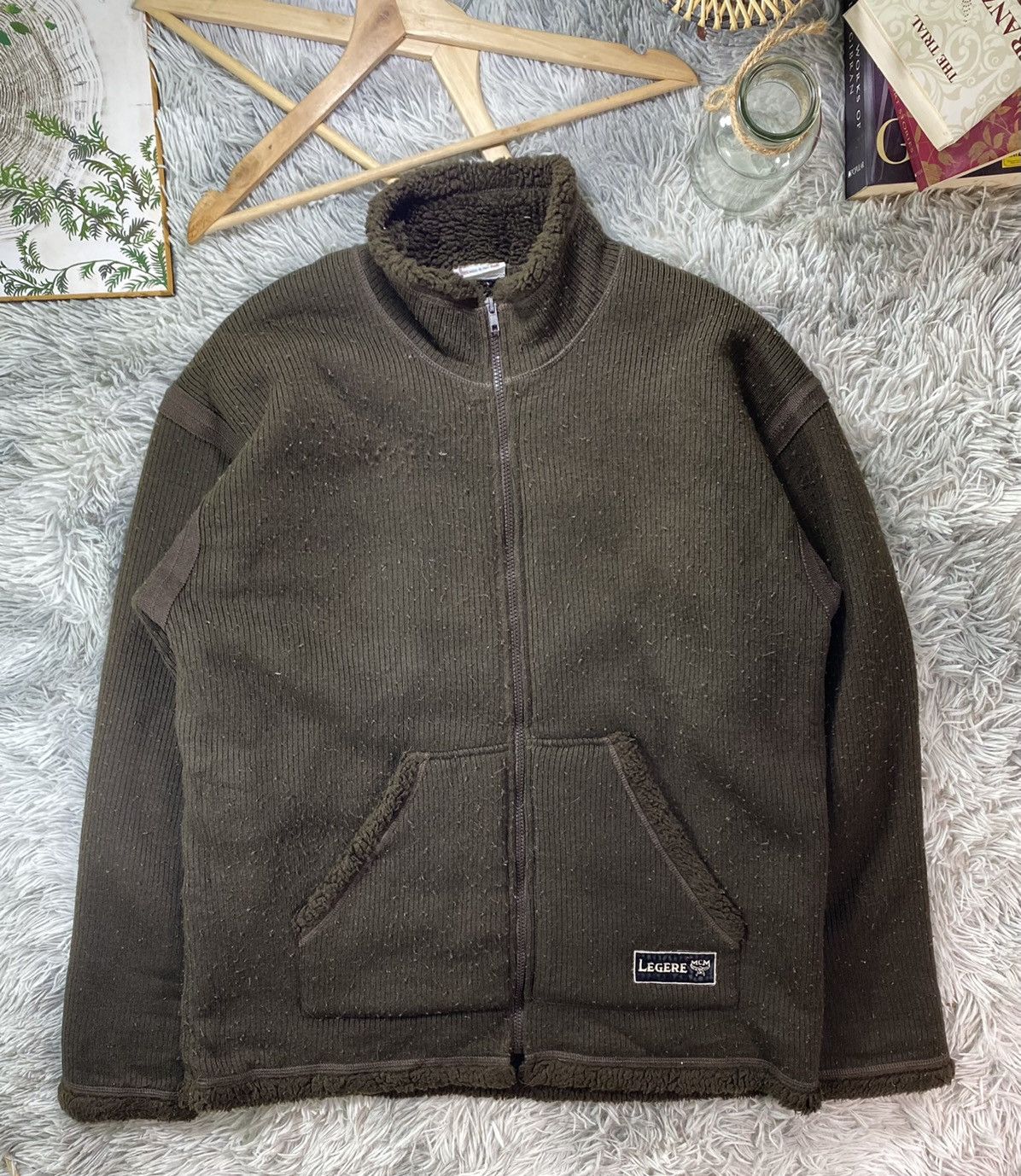 MCM × Vintage Vintage MCM Legere Italy Designer Knitwear jacket Size L Size US L / EU 52-54 / 3 - 2 Thumbnail