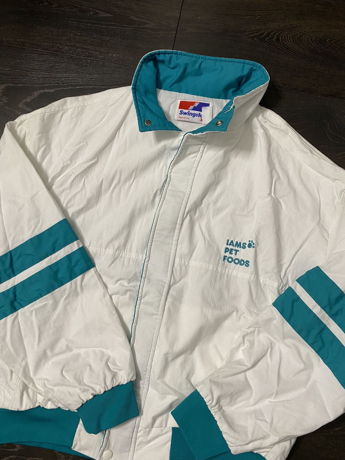 Vintage Vintage 80s 90s Swingster Iams Pets Foods Lightweight Jacket Size US XL / EU 56 / 4 - 1 Thumbnail