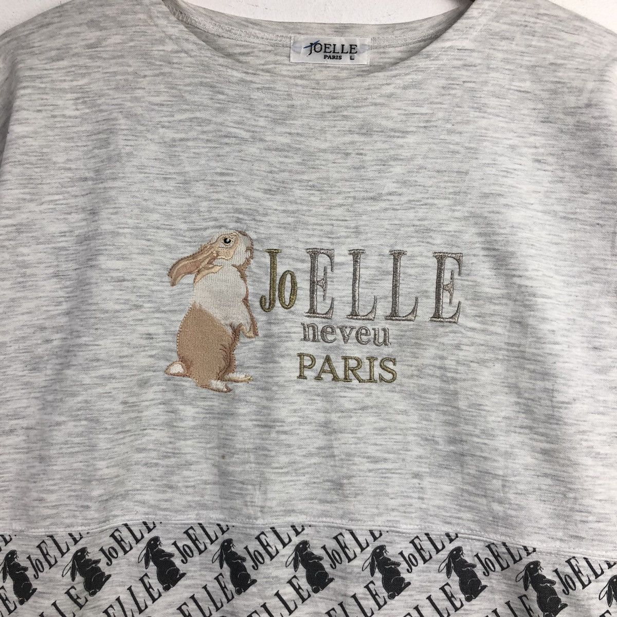 Japanese Brand × Vintage Vintage Elle Paris Sweatshirt Big Logo Size L Size US L / EU 52-54 / 3 - 3 Thumbnail