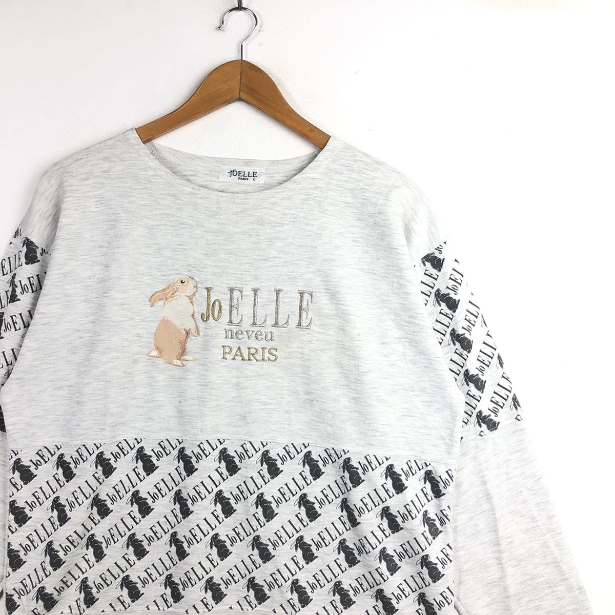 Japanese Brand × Vintage Vintage Elle Paris Sweatshirt Big Logo Size L Size US L / EU 52-54 / 3 - 2 Thumbnail